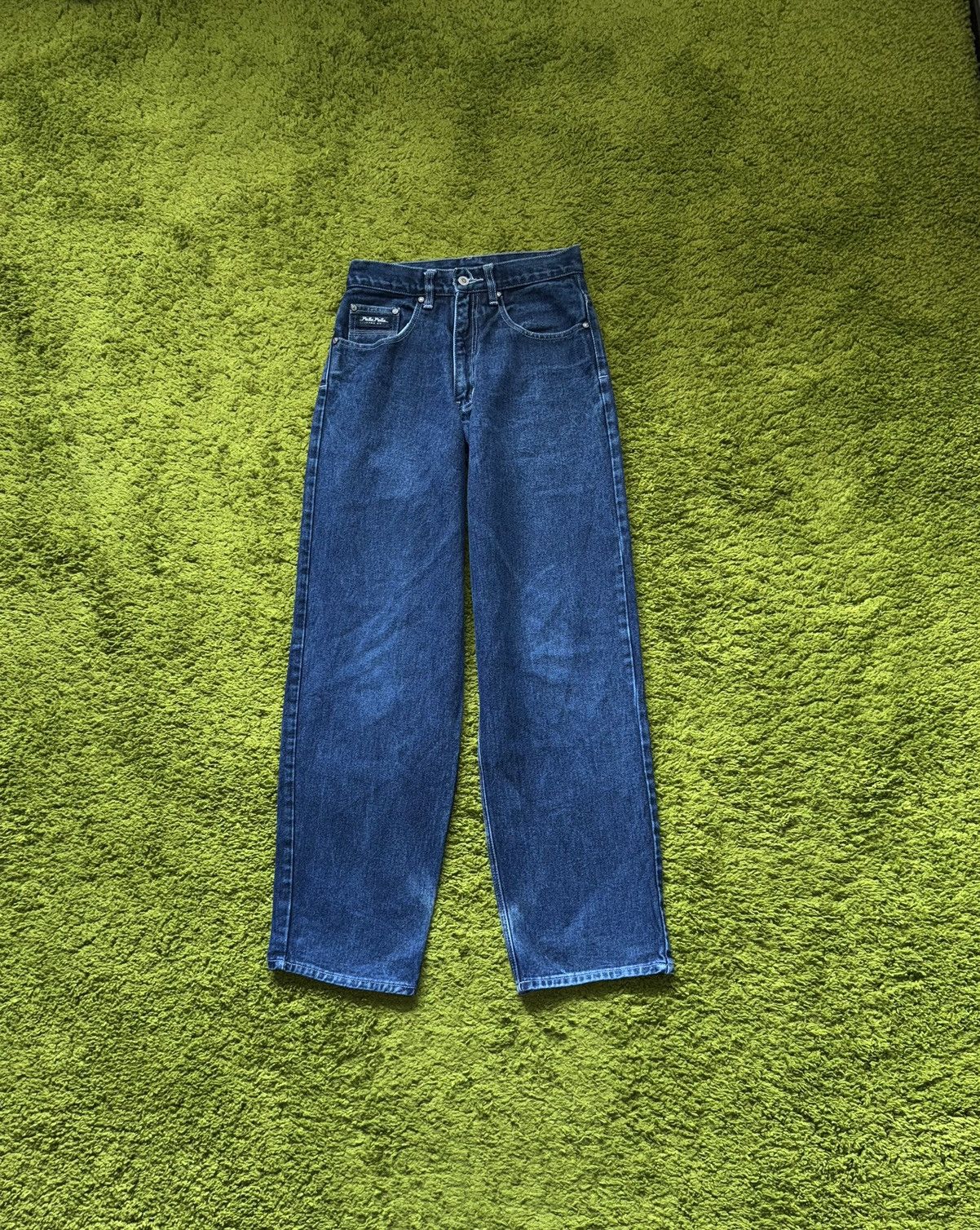 Pelle Pelle Pelle Pelle 2000s vintage Y2K wide leg baggy fit jeans denim Size US 26 / EU 42 - 1 Thumbnail
