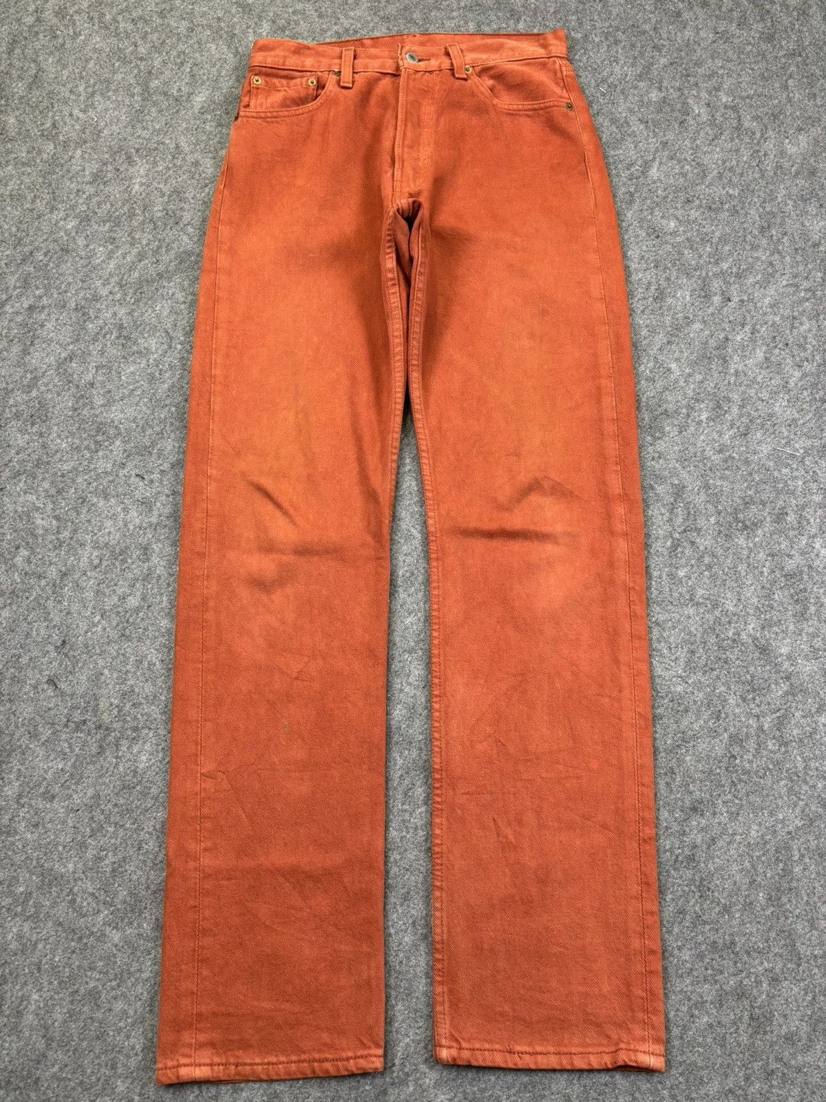 Levi's 💥Archival💥Vintage 90s Levis 501 Light Brown Denim F965 Size 28" / US 6 / IT 42 - 16 Thumbnail