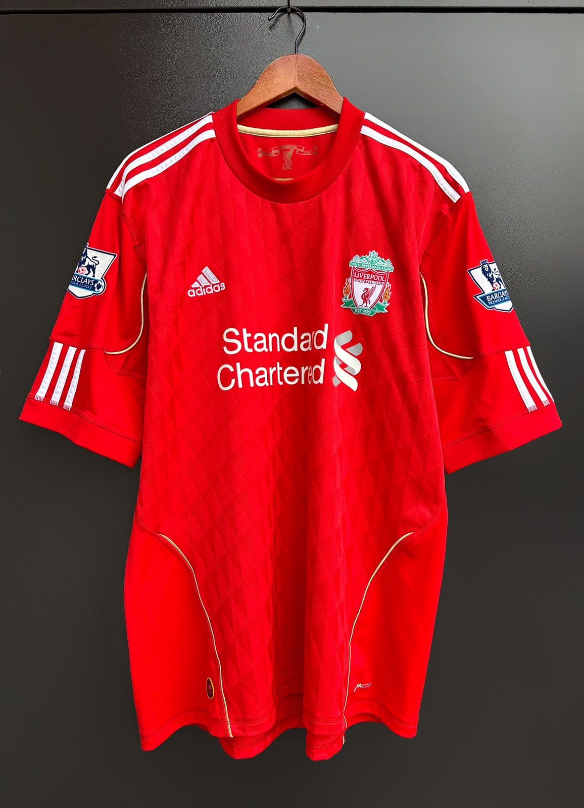 Adidas Vintage 2010/11 Liverpool FC Home Shirt adidas Jersey sz XL Size US XL / EU 56 / 4 - 1 Thumbnail
