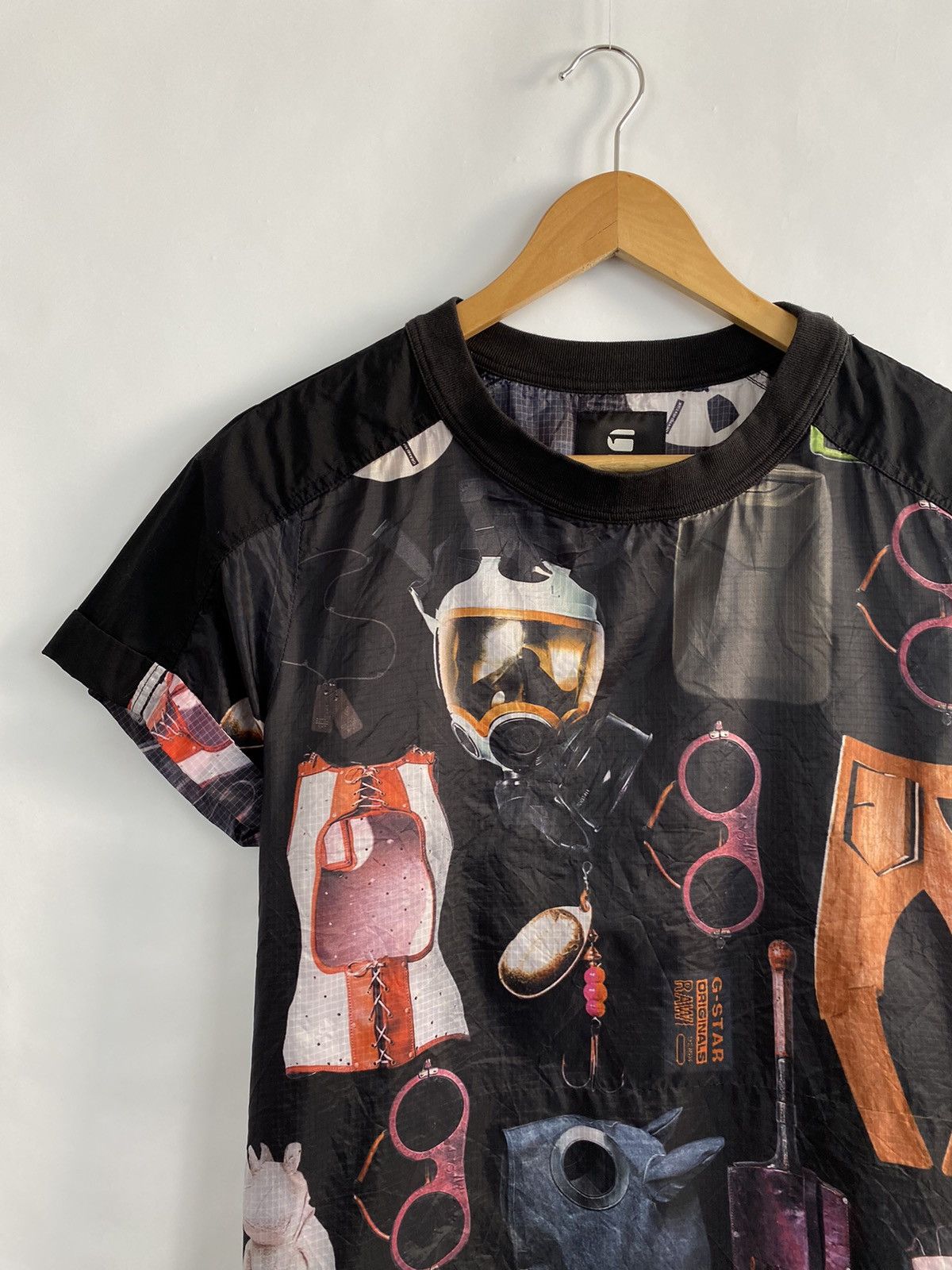G-Star G Star Raw Nylon BDSM women t-shirt Y2K cw21 hype rare retro Size S / US 4 / IT 40 - 3 Thumbnail