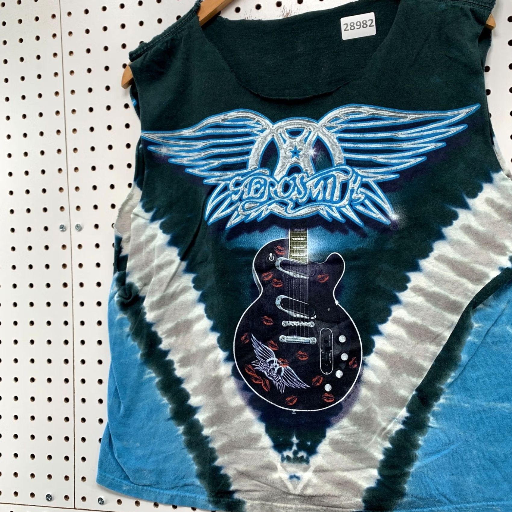 Liquid Blue VINTAGE Liquid Blue shirt Mens S sleeveless Aerosmith Band 20x23.5 Blue Cotton Crew Neck Shirt Mens Boys? Size US S / EU 44-46 / 1 - 3 Thumbnail