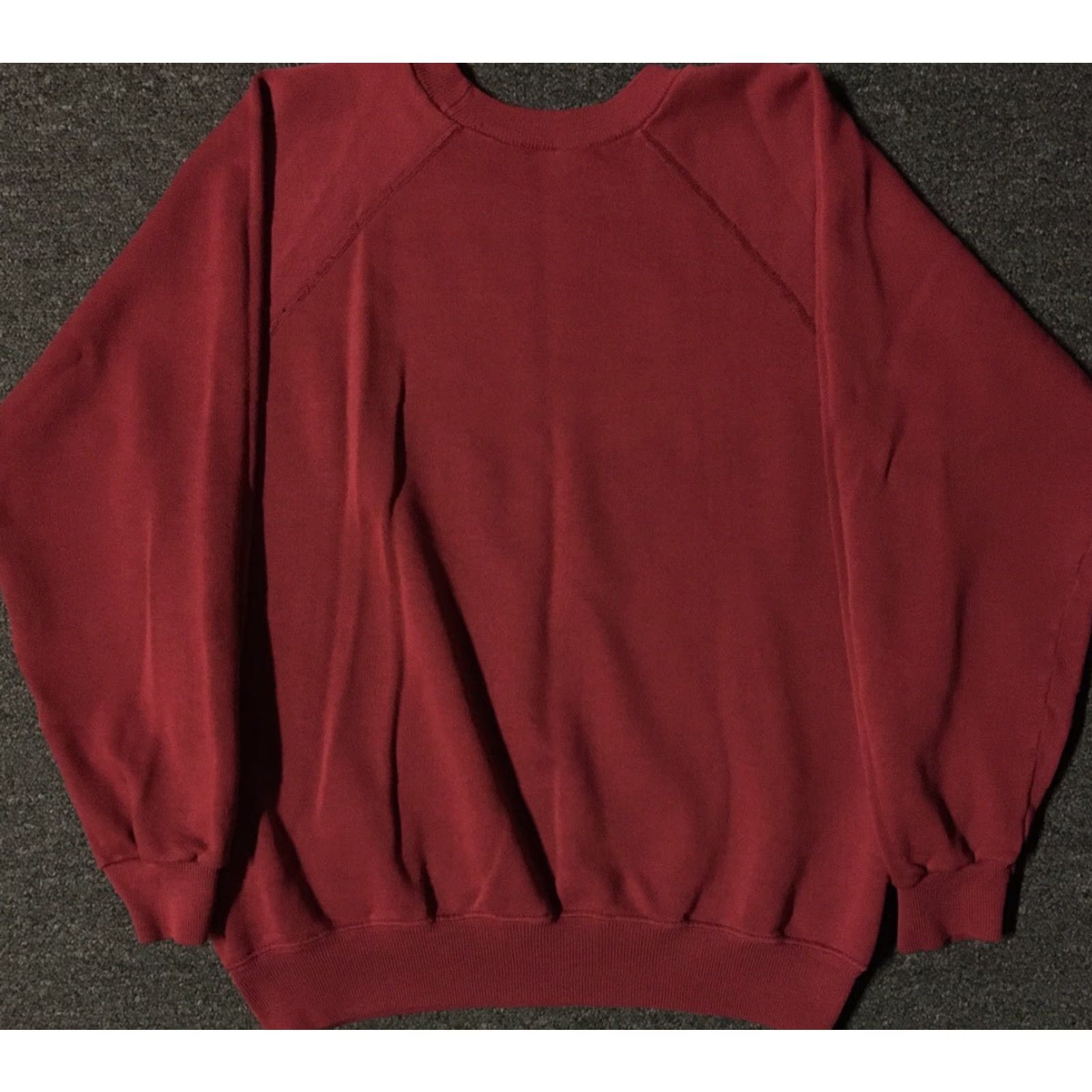 Hanes Vtg 80s Merino School Rams Faded Sweatshirt S USA Track Grunge PE College 90s Size US S / EU 44-46 / 1 - 5 Thumbnail