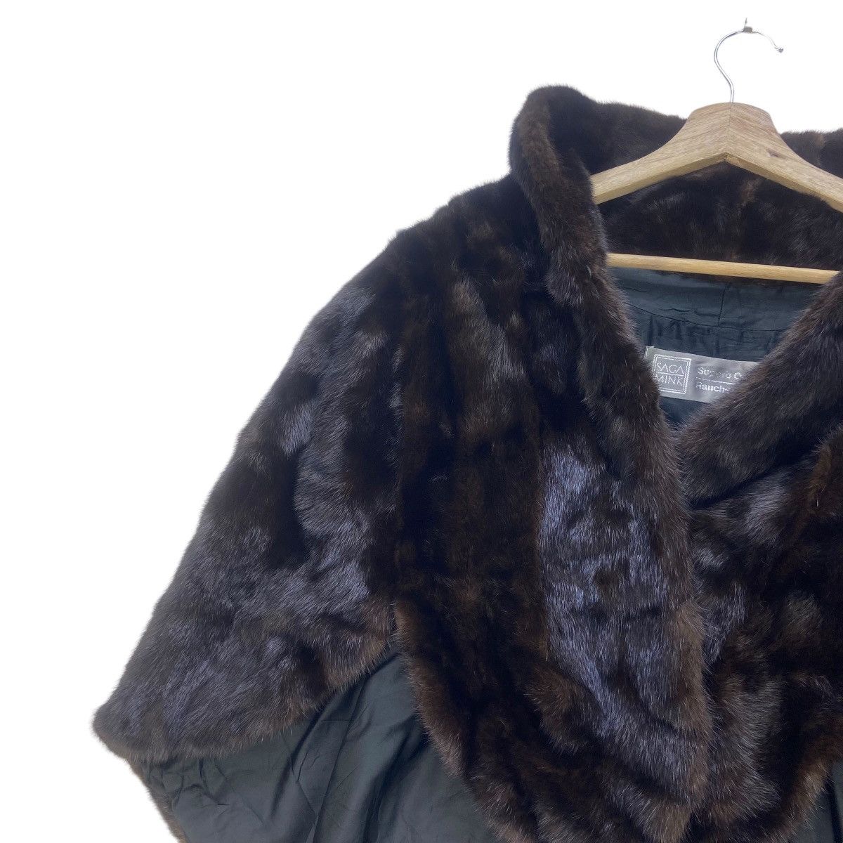 Sagafurs Saga Mink Fur Cape Size S / US 4 / IT 40 - 17 Thumbnail