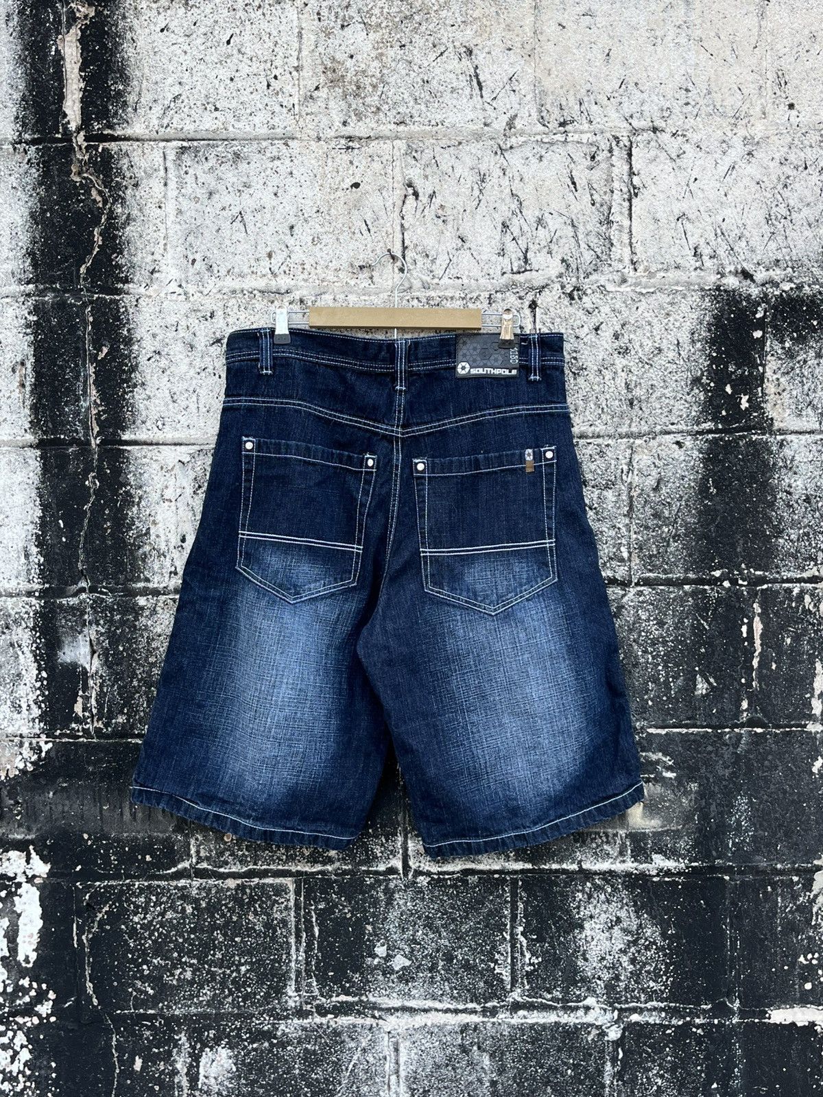 Other Southpole baggy fit faded denim jorts skater hype rare Size US 36 / EU 52 - 2 Thumbnail