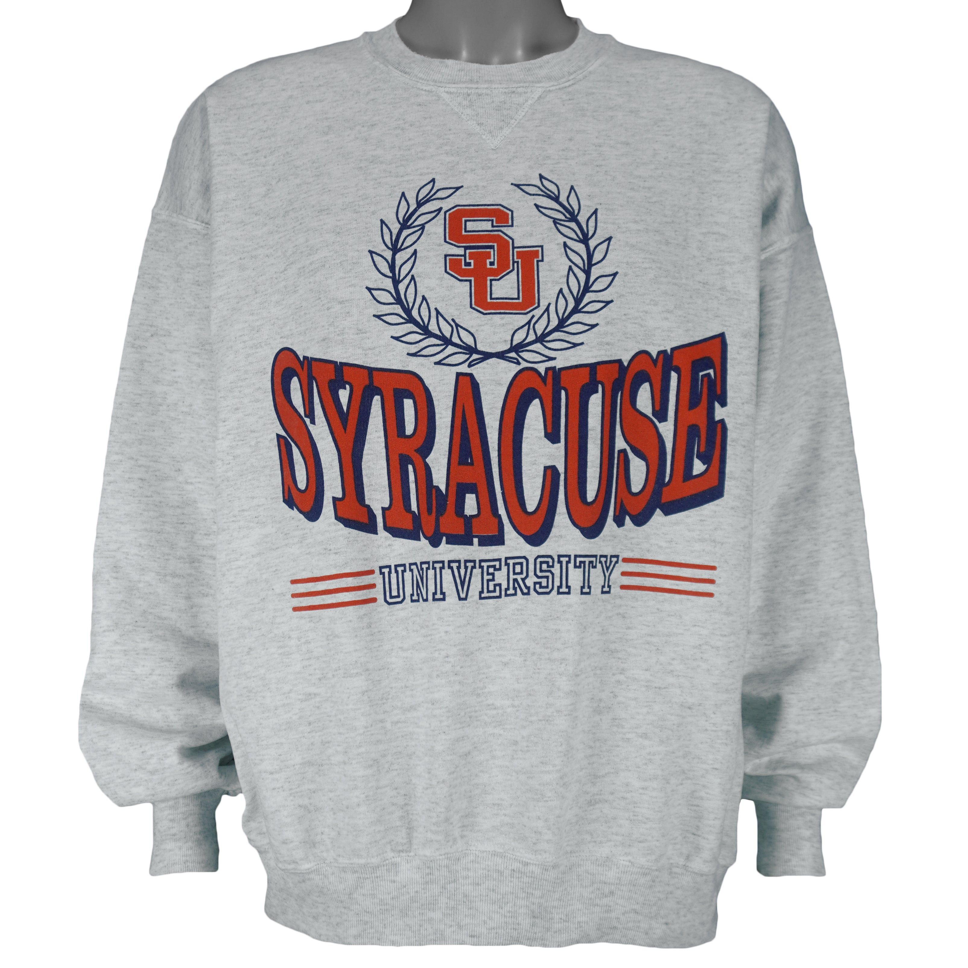 NCAA Vintage - Syracuse Orangemen Crew Neck Sweatshirt 1990s Size US XL / EU 56 / 4 - 1 Thumbnail