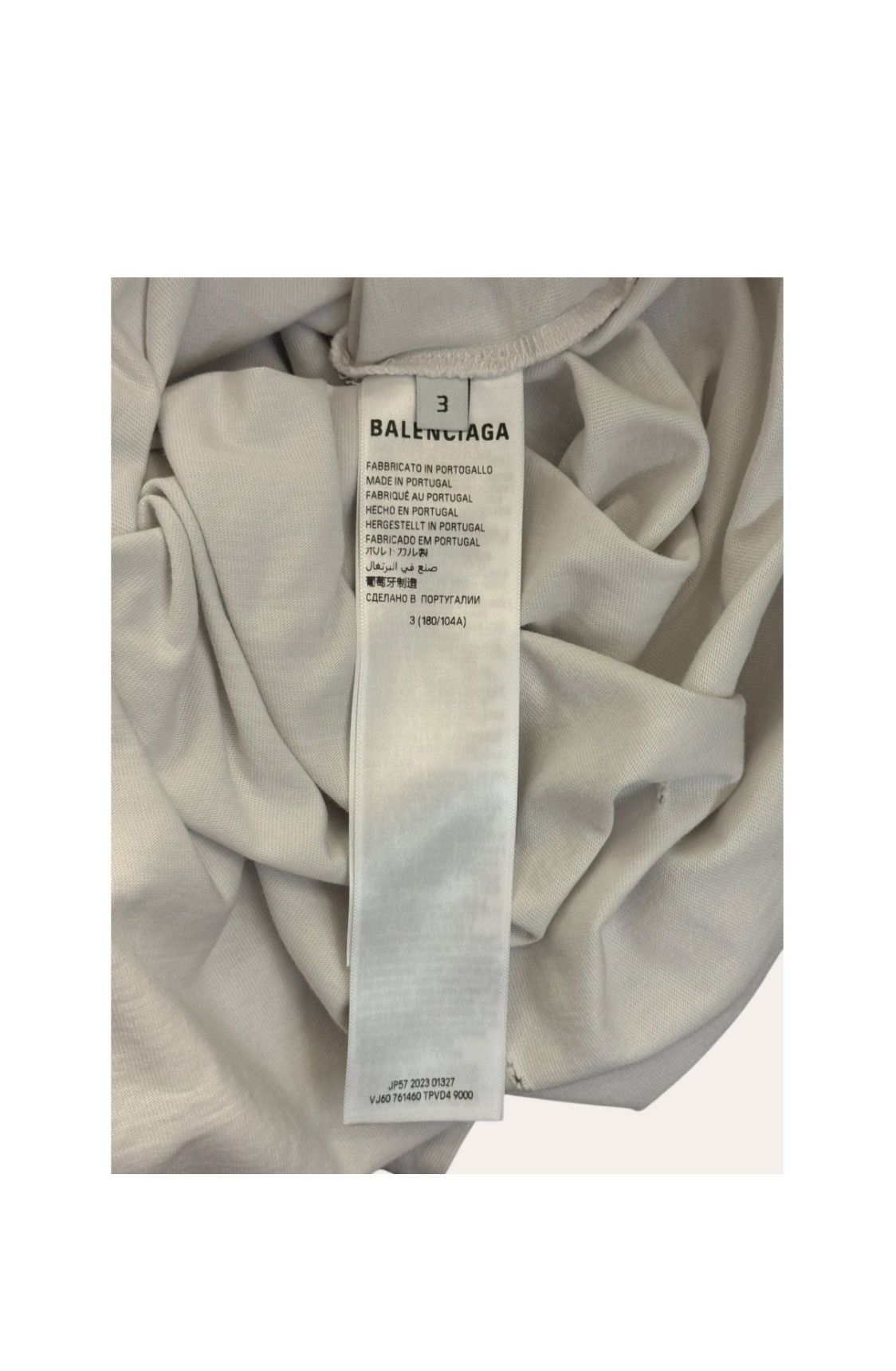 Balenciaga Balenciaga Piercing T-shirt white Size US M / EU 48-50 / 2 - 7 Thumbnail
