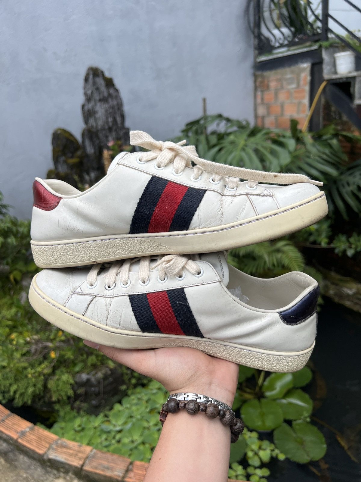 Gucci Gucci Ace 'Loved' 497090-DOPE0-9095 Size US 8 / EU 41 - 3 Thumbnail