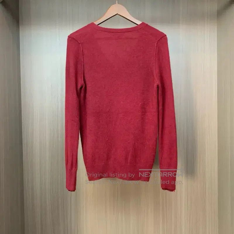 Burberry Burberry Red Wool Long Sleeve Sweater. Size M / US 6-8 / IT 42-44 - 2 Thumbnail