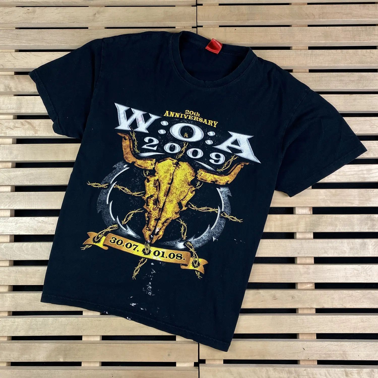 Band Tees Mens T Shirt Wacken Vintage 2009 Size XL Size US XL / EU 56 / 4 - 1 Thumbnail