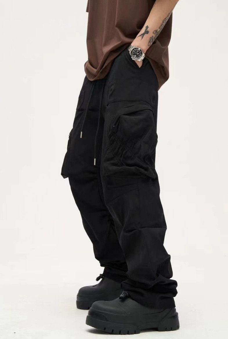 Japanese Brand × Vintage Retro casual three-dimensional large pocket cargo trousers Size US 33 - 5 Thumbnail