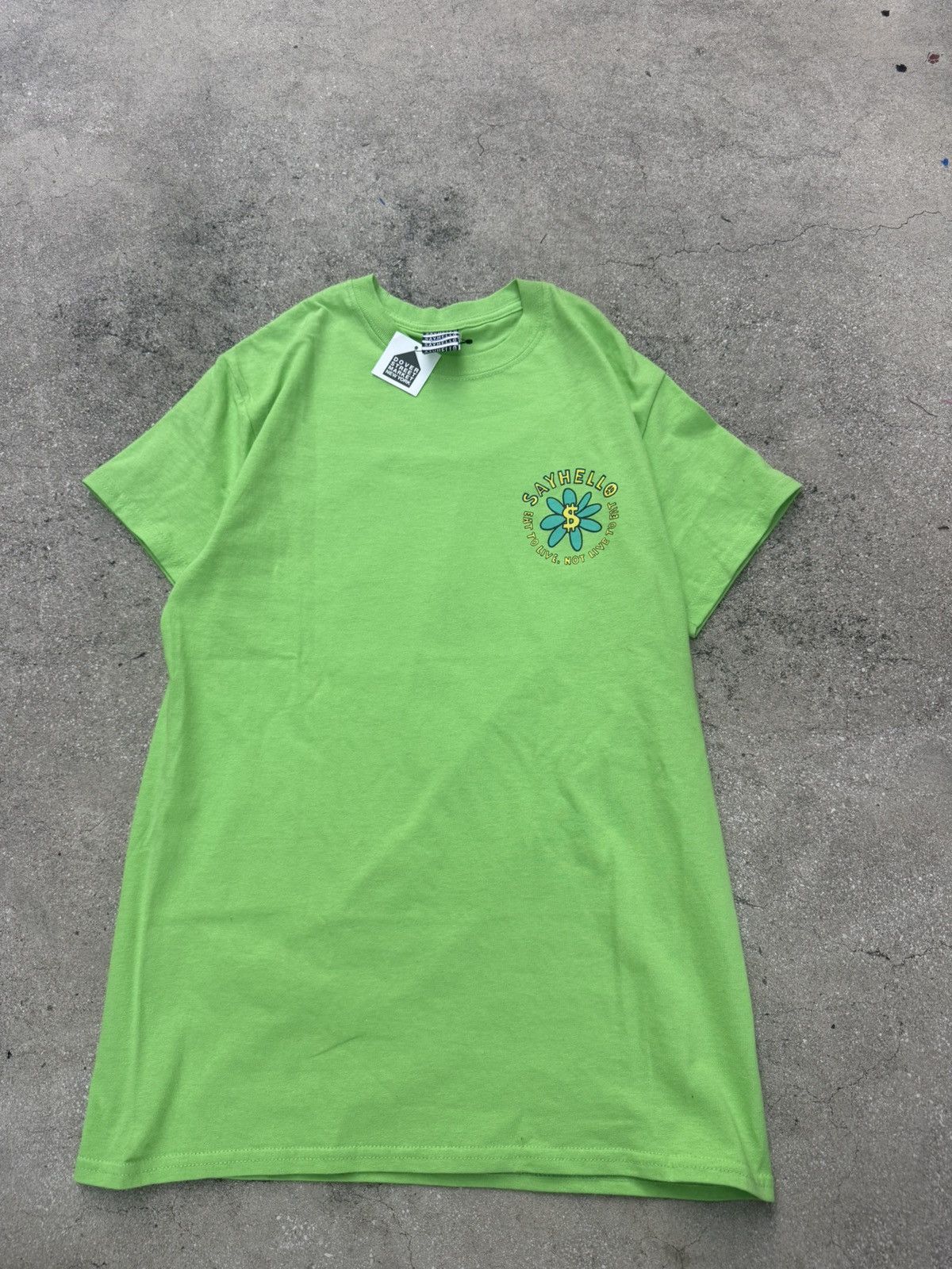 SAYHELLO NWT SAYHELLO dsm T shirt Soul Tee in green Size US S / EU 44-46 / 1 - 2 Thumbnail