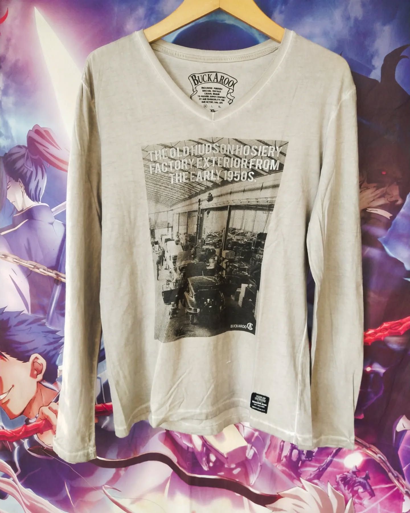Hysteric Glamour Y2K Buckaroo Graphic V-Neck Longsleeve Size US M / EU 48-50 / 2 - 1 Thumbnail