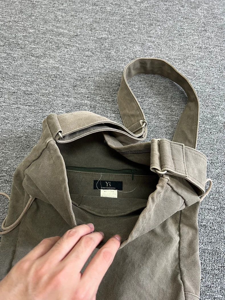 Yohji Yamamoto yohji yamamoto Washed canvas messenger bag Size ONE SIZE - 4 Thumbnail