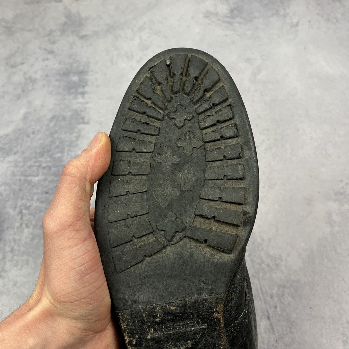 Diesel Vintage Diesel Avant Garde leather distressed boots 90’s Size US 11.5 / EU 44-45 - 16 Thumbnail