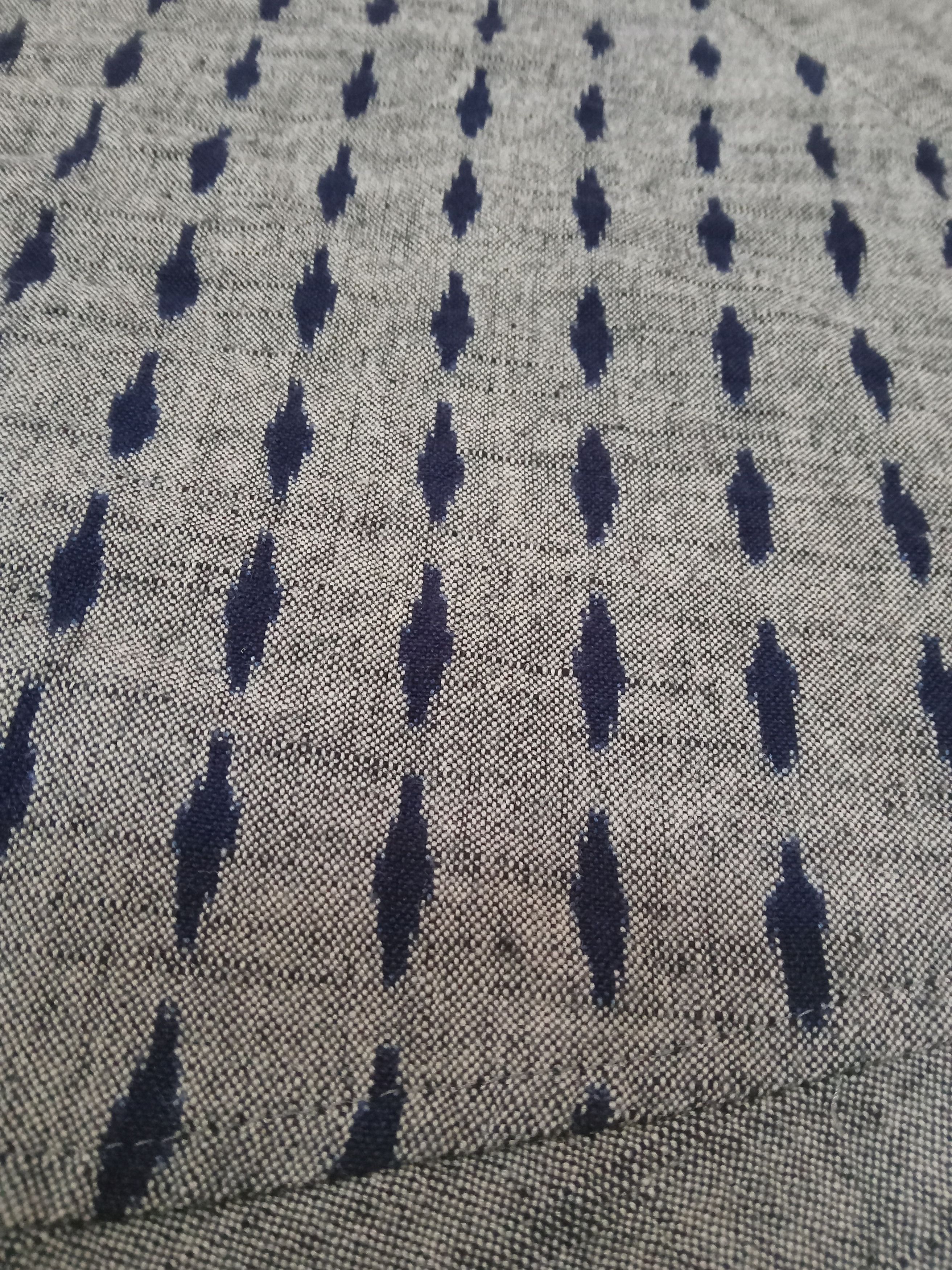 Japanese Brand Giemon Kurume Traditional Fabric Kasuri Top Size M / US 6-8 / IT 42-44 - 7 Thumbnail