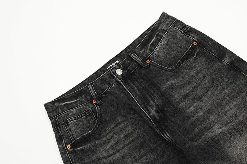 Vintage High street washed straight leg retro cleanfit flared jeans Size US 32 / EU 48 - 3 Thumbnail