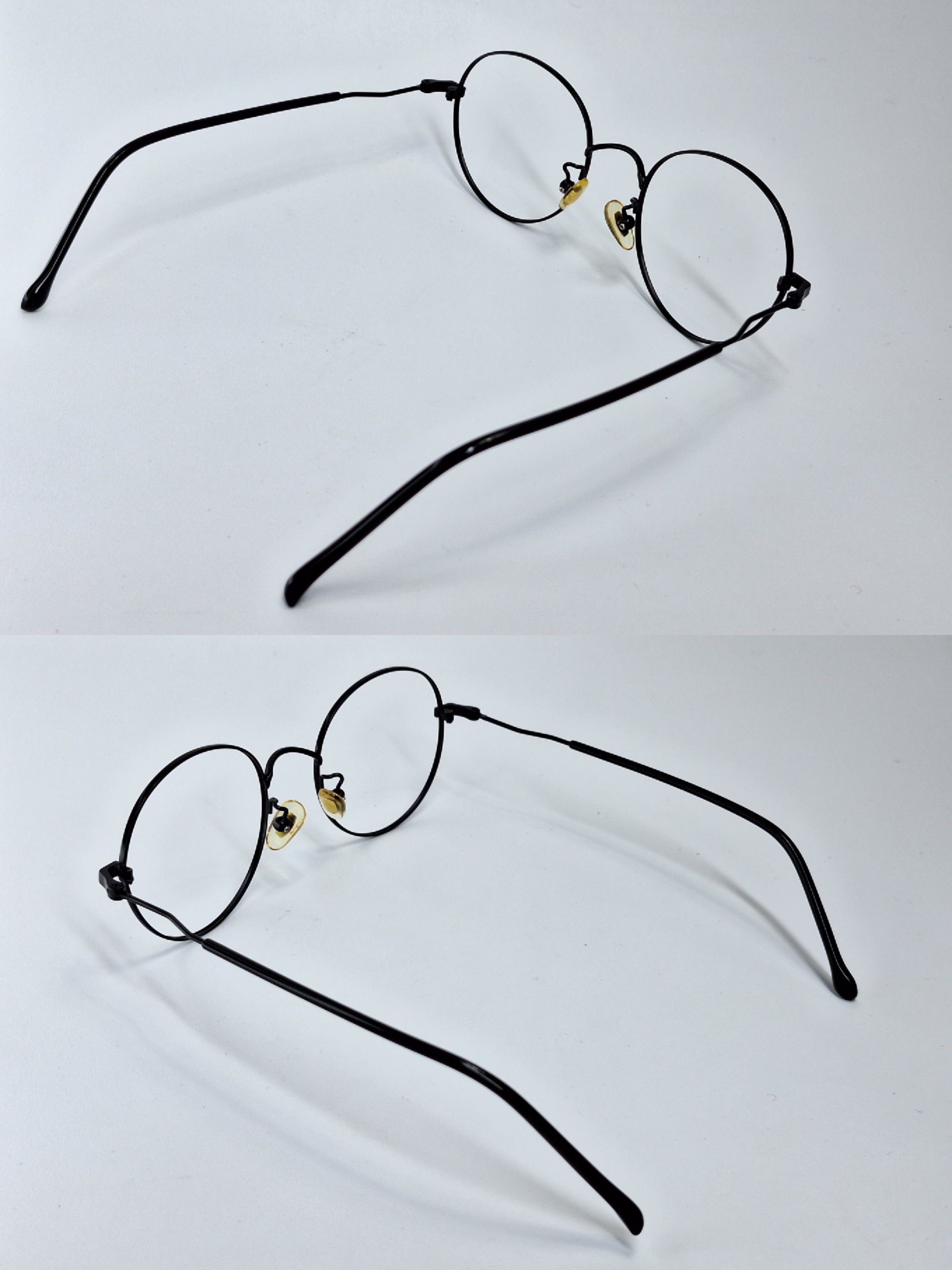 Other Japan Vintage Sabae 7g Beta Titanium Round Eyeglass Frame Size ONE SIZE - 6 Thumbnail
