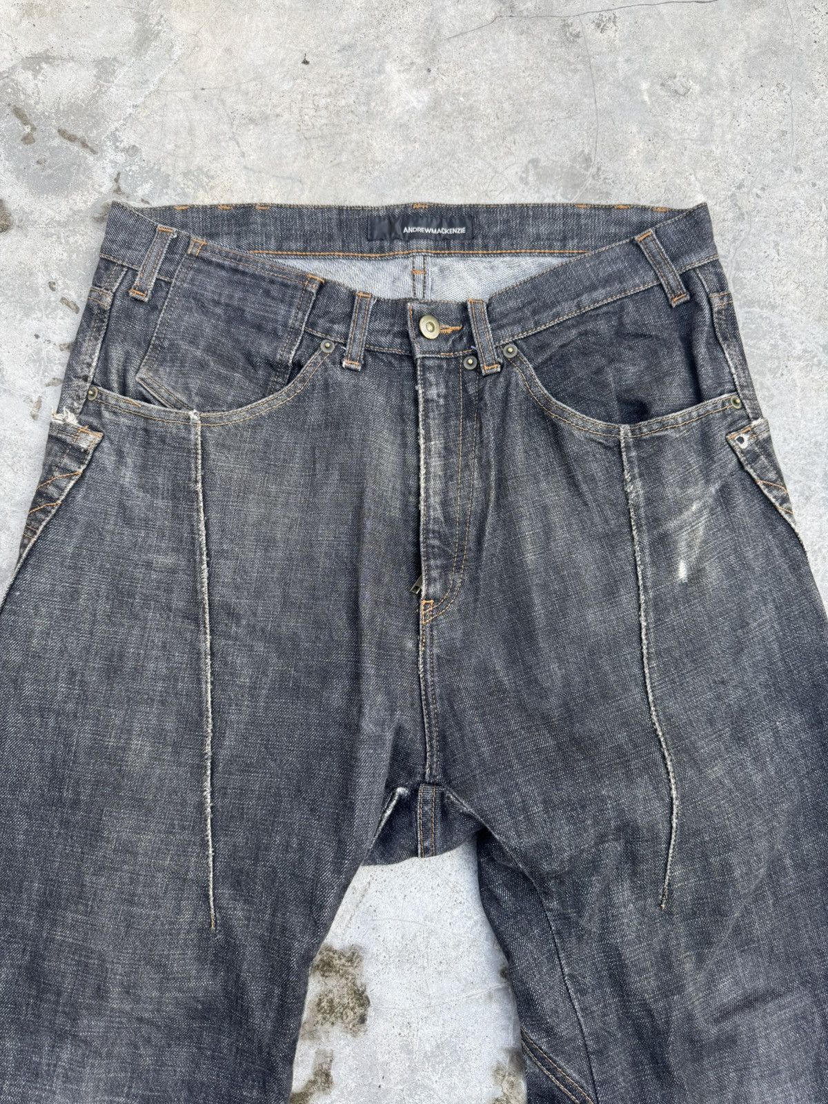 20471120 Andrew Mackenzie J Cut Denim Size US 34 / EU 50 - 3 Thumbnail