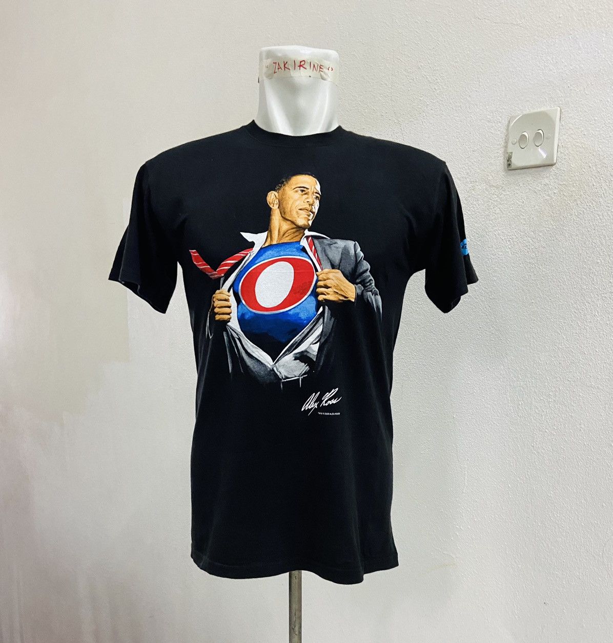 Other ALEX ROSS ART : SUPER OBAMA TEE Size US S / EU 44-46 / 1 - 3 Thumbnail