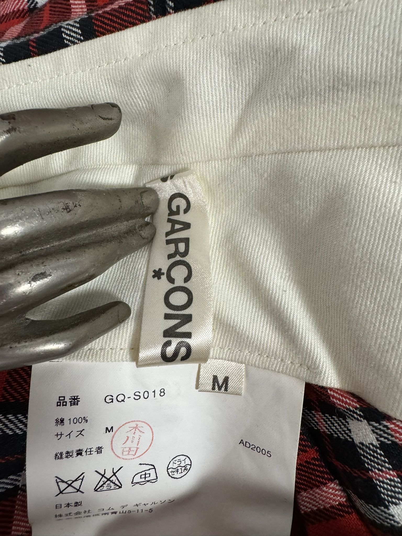 Comme des Garcons Comme des Garçons AD2005 Red Royal Tartan Pleated Skirt Size M / US 6-8 / IT 42-44 - 7 Thumbnail