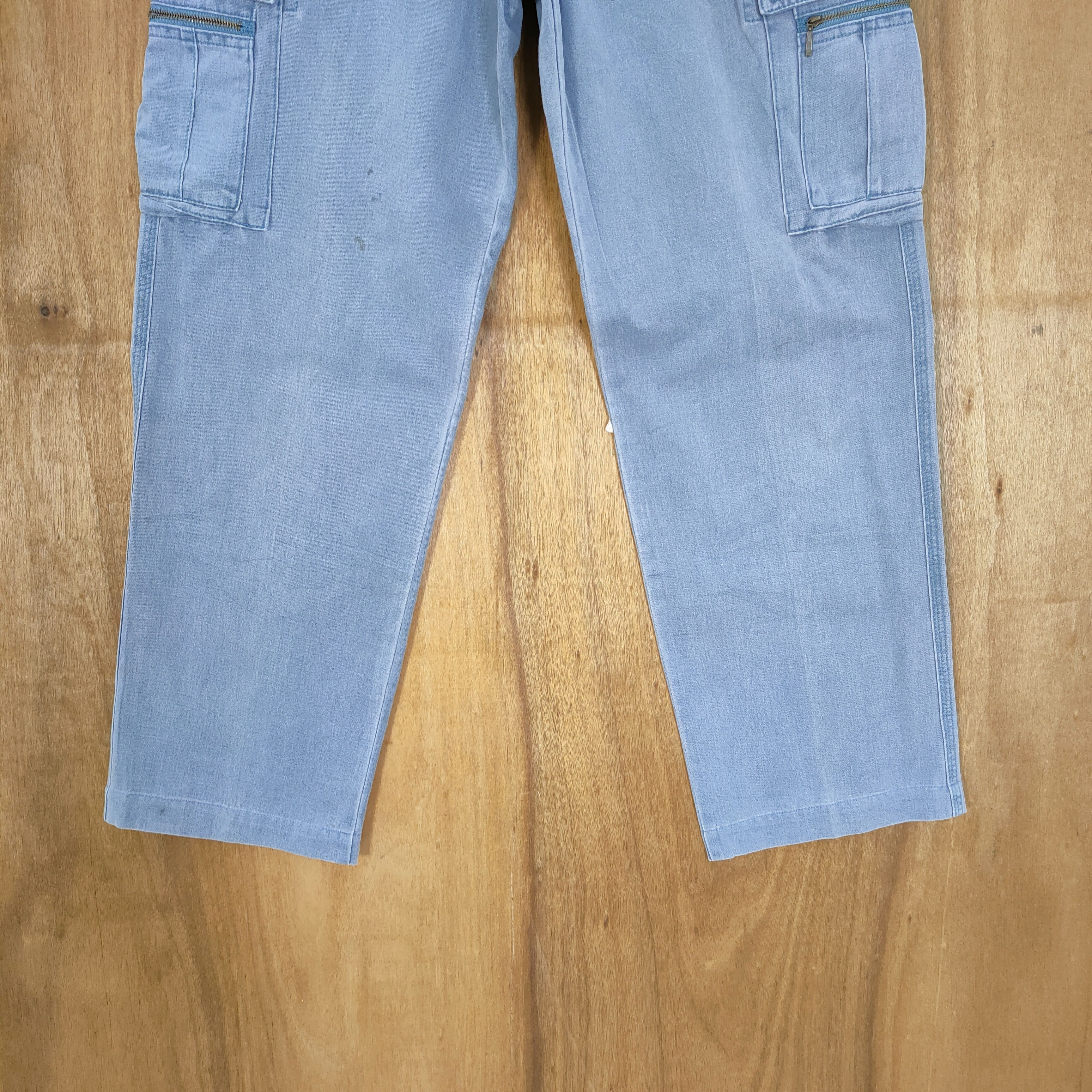 Japanese Brand × Vintage VINTAGE JAPANESE BRAND FADED WORKWEAR CARGO PANTS Size US 30 / EU 46 - 3 Thumbnail