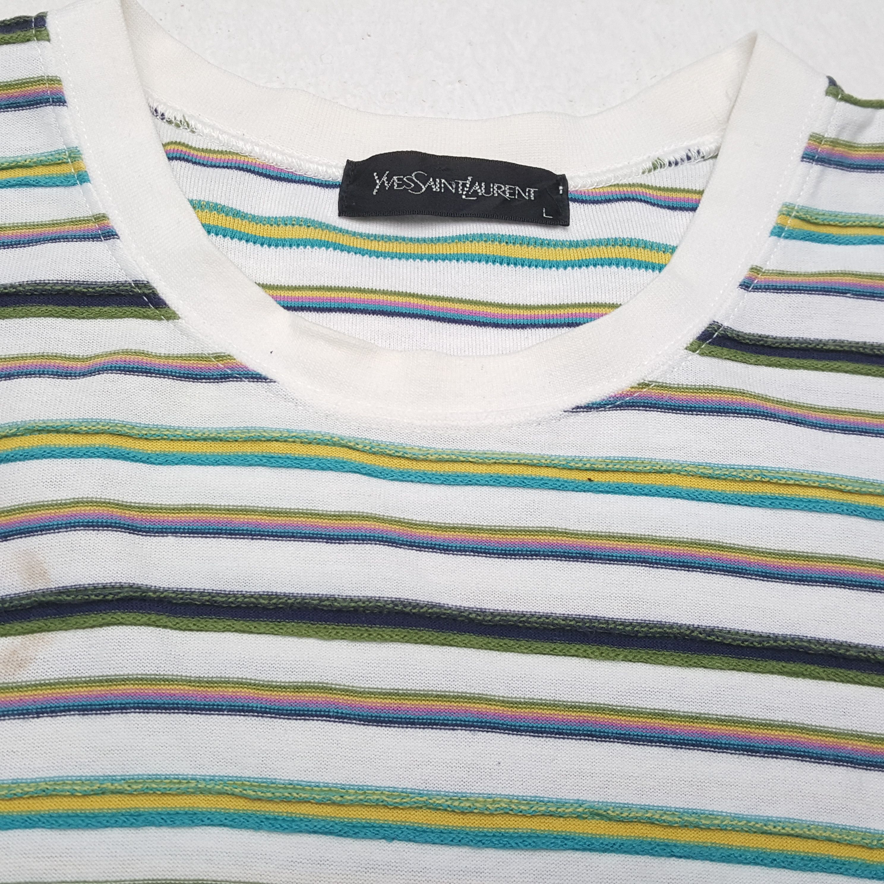 Vintage × Yves Saint Laurent YVES SAINT LAURENT Luxury Brand YSL Logo Tshirt Size US L / EU 52-54 / 3 - 7 Thumbnail