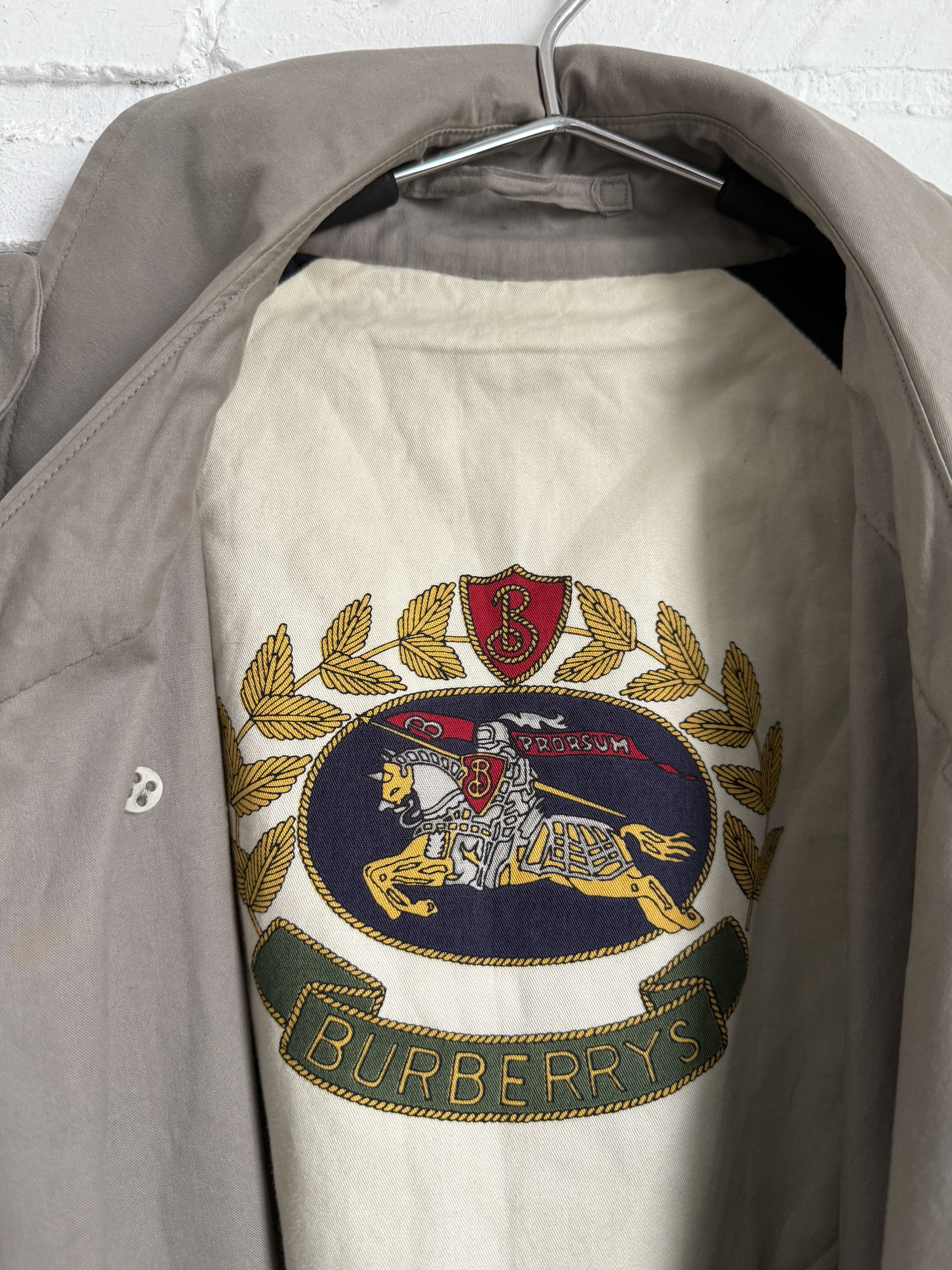 Burberry Vintage Burberrys Double Breasted Trench Coat Size US XL / EU 56 / 4 - 3 Thumbnail