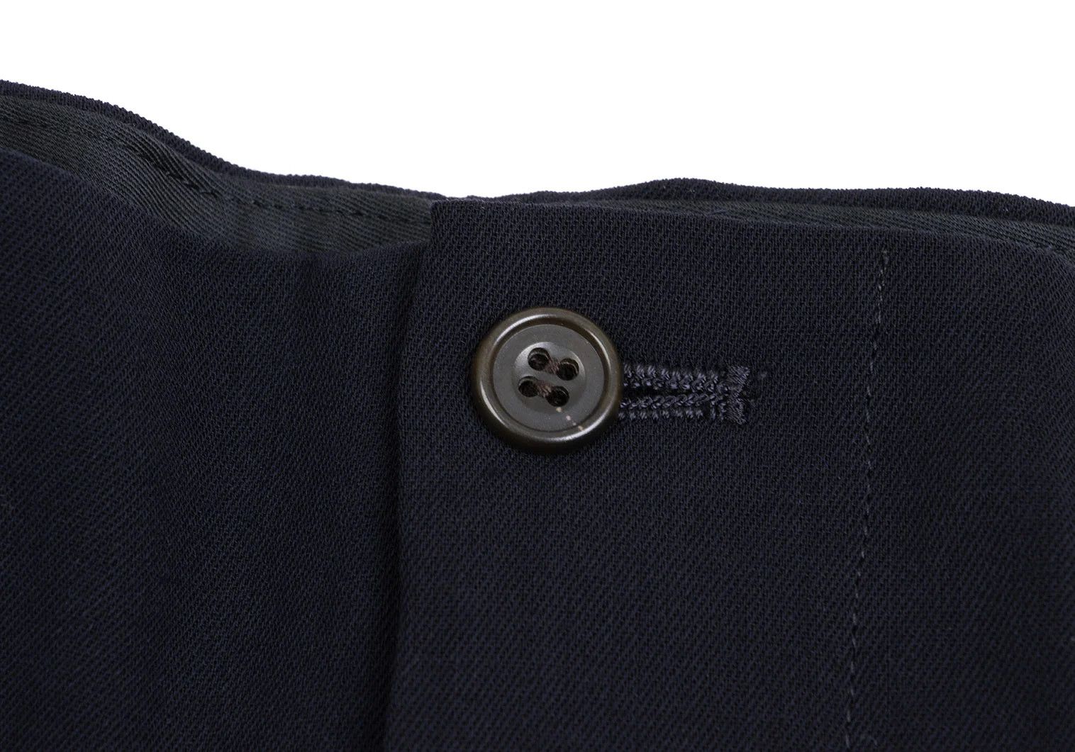 Jean Paul Gaultier Wool Tuck Pants in Navy Size 48 Size US 32 / EU 48 - 4 Thumbnail