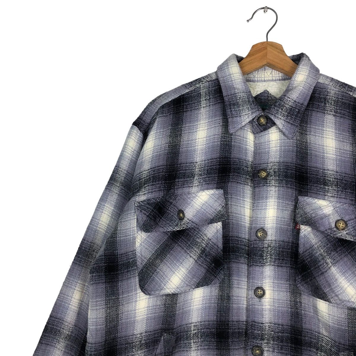 Flannel 🔥VINTAGE FLANNEL SHIRT JACKET TARTAN BAYLEAF ISSEY MIYAKE Size US M / EU 48-50 / 2 - 7 Thumbnail