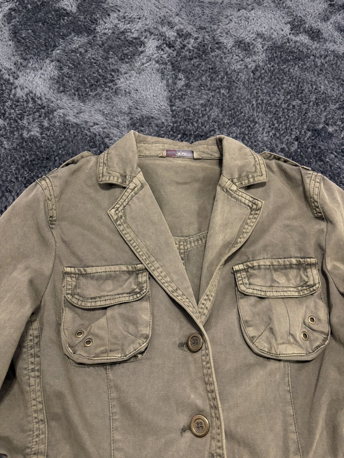 Hysteric Glamour × Undercover 00s Napoleon Military Jacket Coat YSL PPFM Balmain Vibe Size L / US 10 / IT 46 - 4 Thumbnail