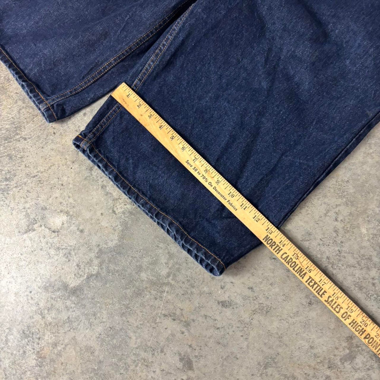 Sean John 2000s Super Baggy Sean John Embroidered Jean Shorts Size US 40 / EU 56 - 7 Thumbnail