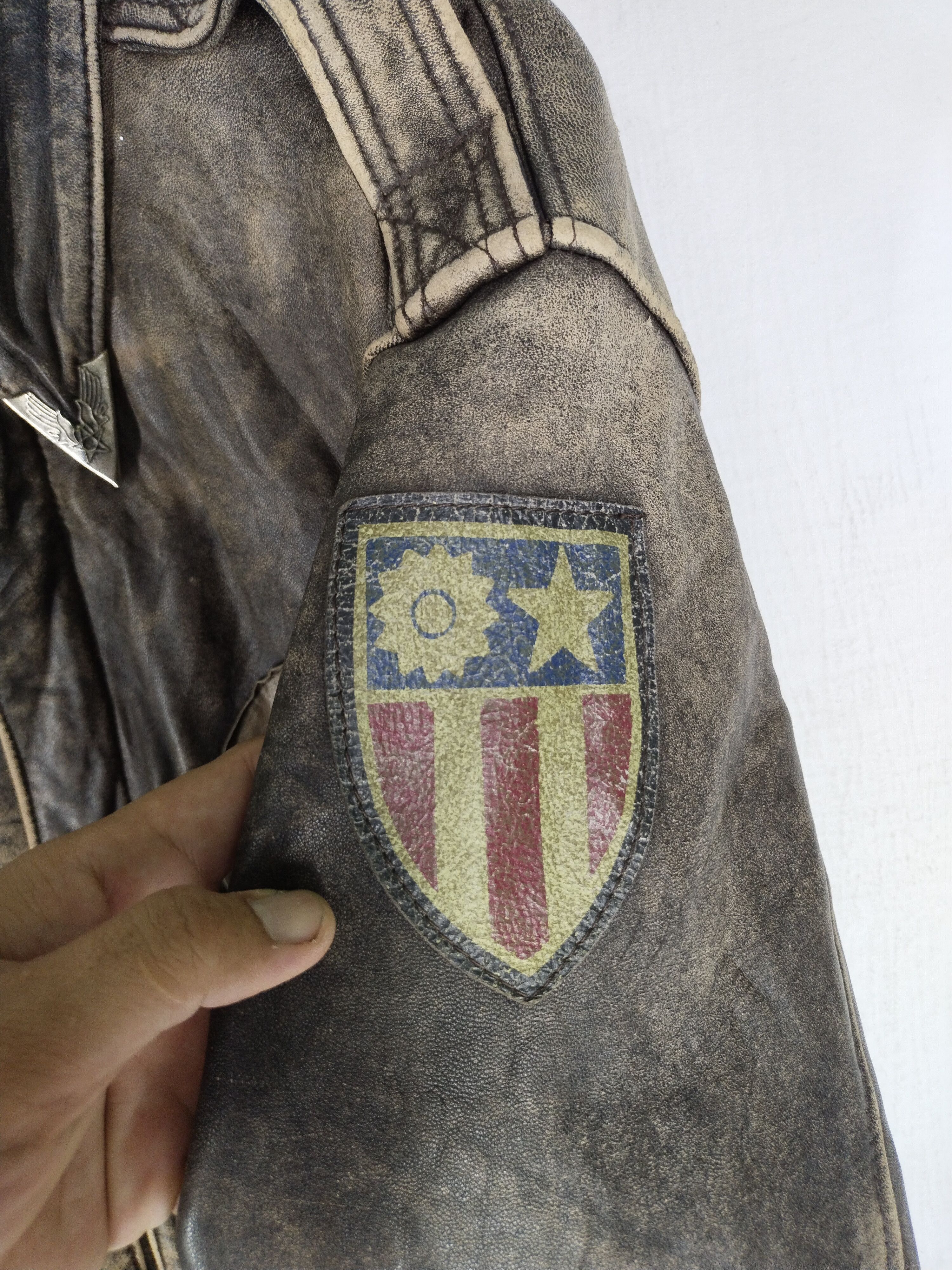 Leather Vtg Aviation Type A-2 Aviation Air Command Leather Jacket Size US M / EU 48-50 / 2 - 11 Thumbnail