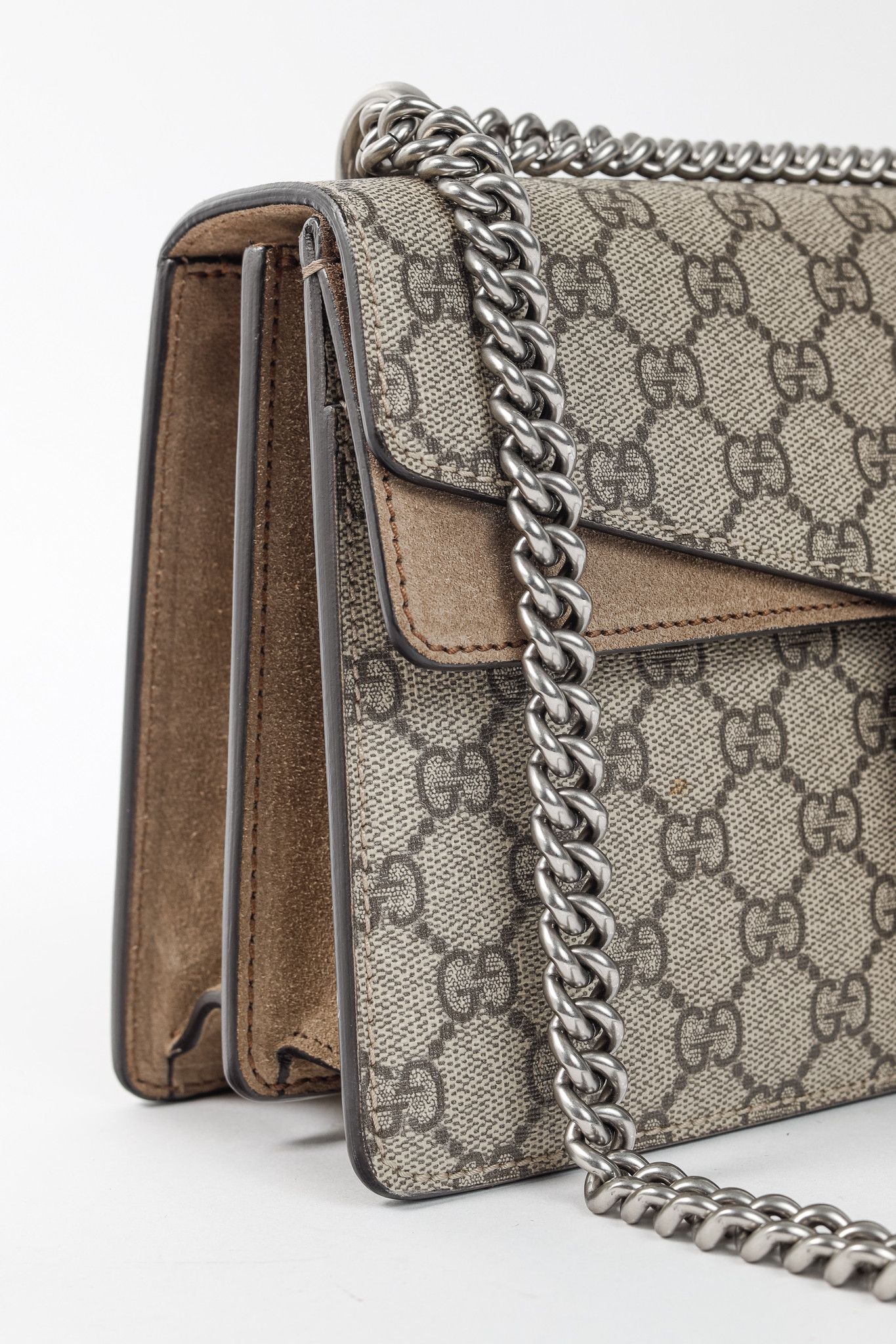 Gucci Gucci Dionysus GG Supreme Canvas Medium Shoulder Bag Size ONE SIZE - 7 Thumbnail