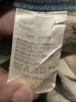 If Six Was Nine Vintage 90s Japanese Brand Back Vintage Faded Jeans Size US 33 - 15 Thumbnail