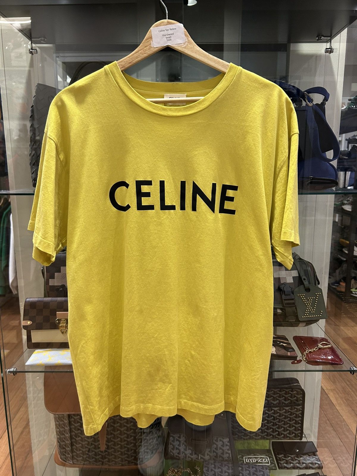 Celine Celine Tee - Yellow Size US S / EU 44-46 / 1 - 1 Thumbnail