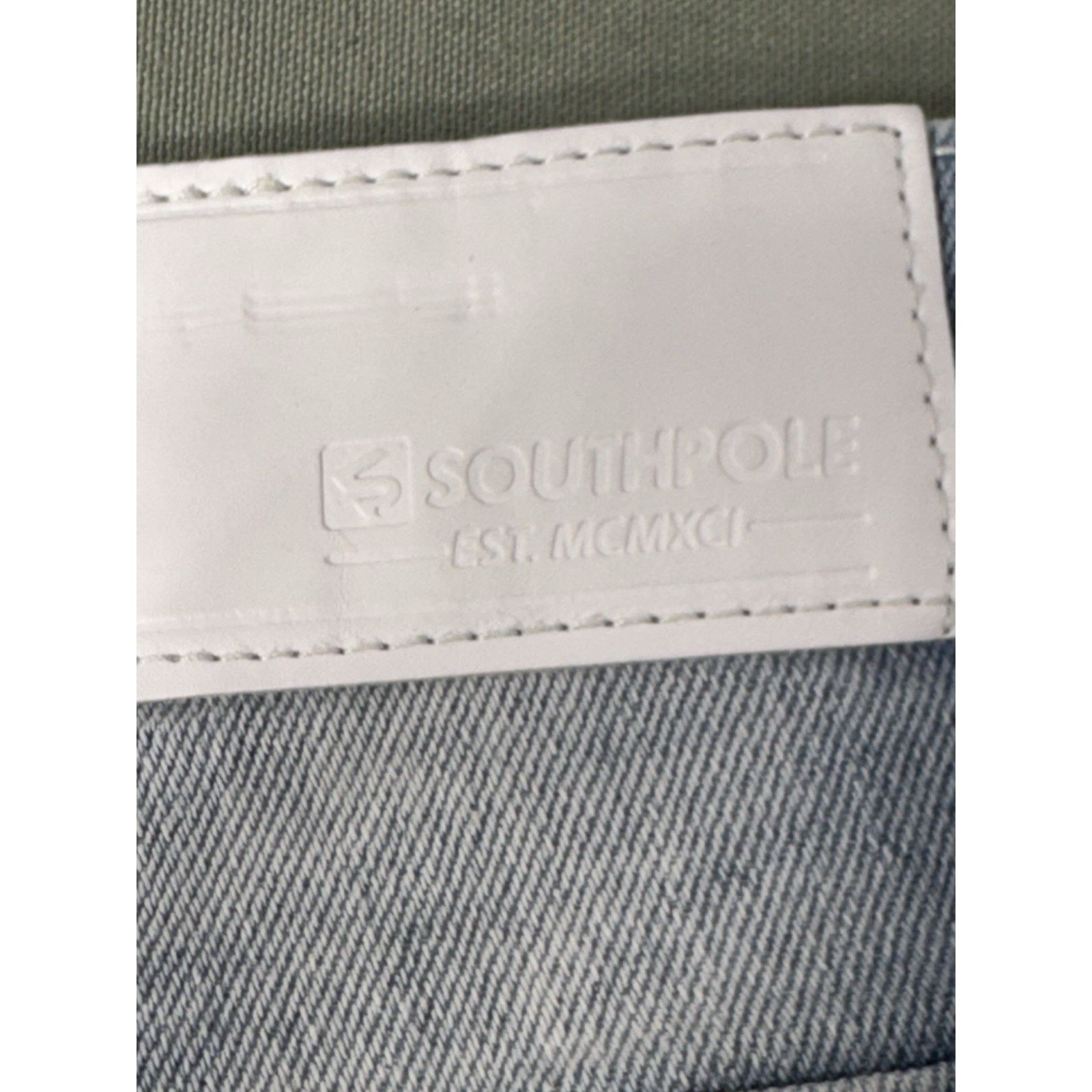 Southpole Southpole Skinny Jeans 34x30 Light Wash Distressed Stretch Size US 34 / EU 50 - 7 Thumbnail