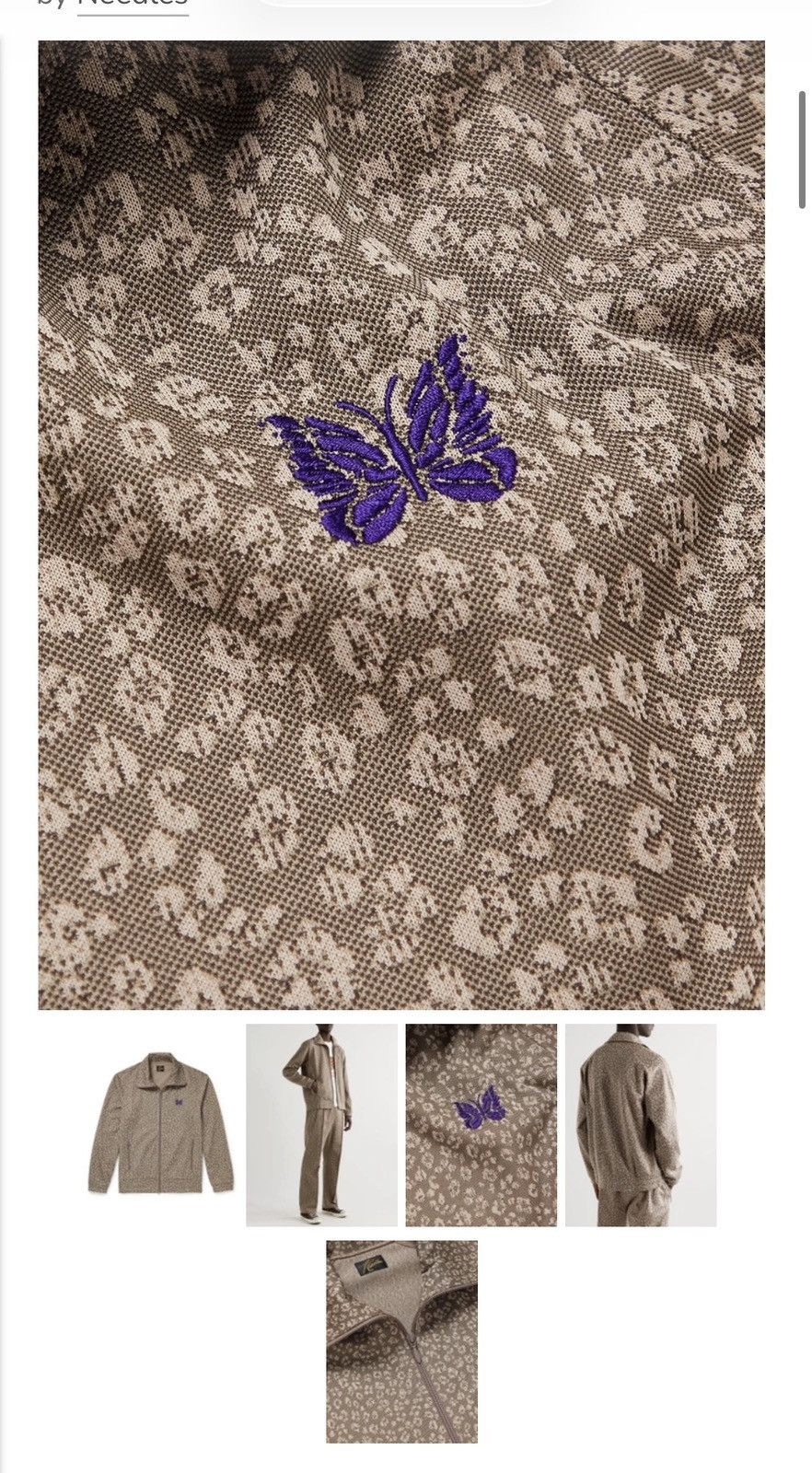Needles Needles Jacquard Leopard Tracksuit sz xl Size US XL / EU 56 / 4 - 6 Thumbnail