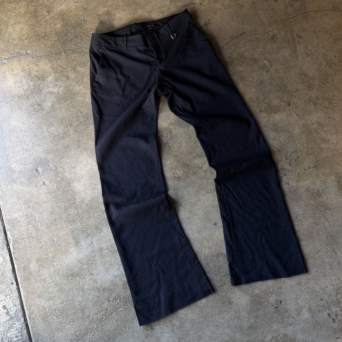 Gucci Gucci Horsebit Flare Trousers by Frida Giannini FW11 Size 28" / US 6 / IT 42 - 2 Thumbnail