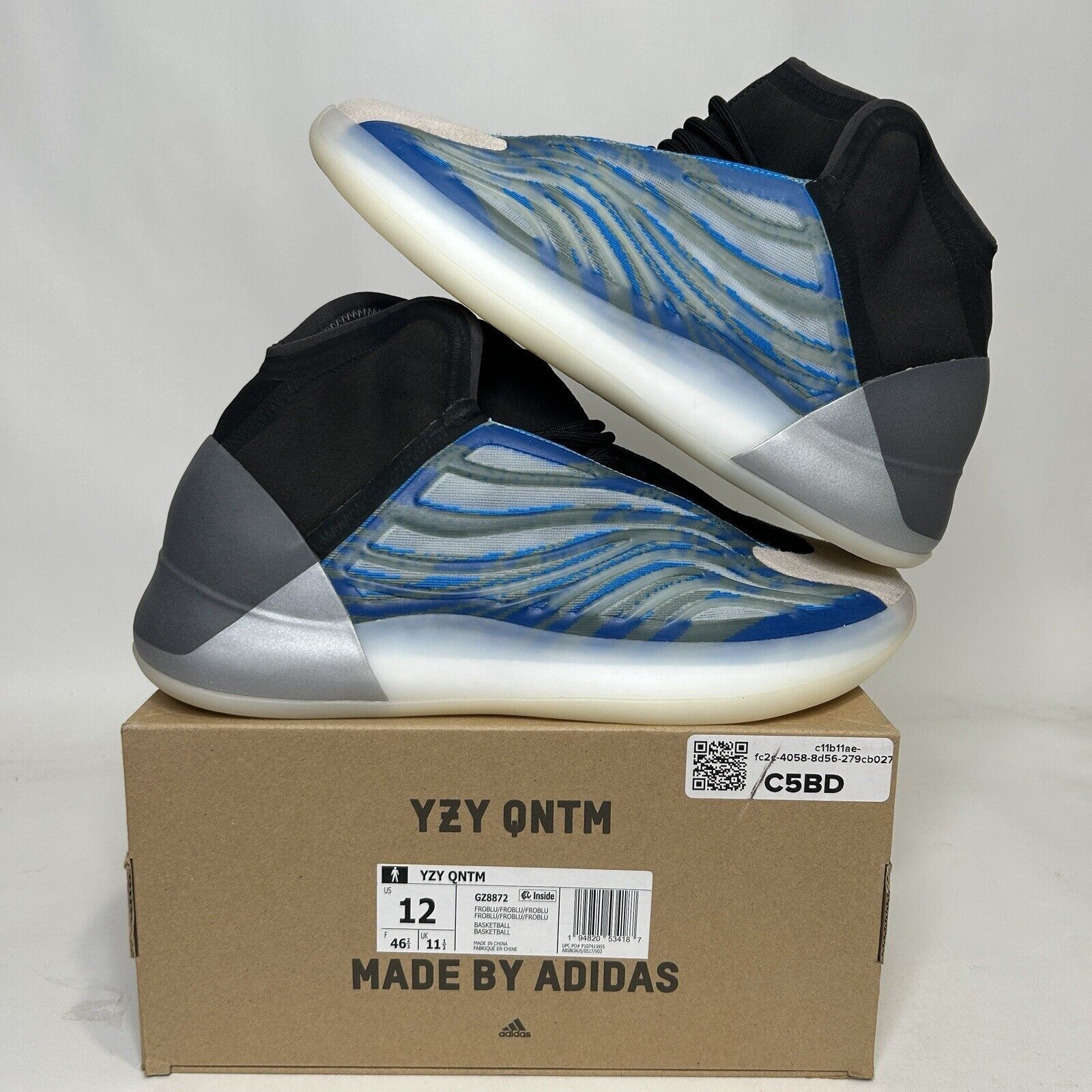 Adidas adidas Yeezy QNTM “Frozen Blue” 2024 Size US 12 / EU 45 - 1 Thumbnail