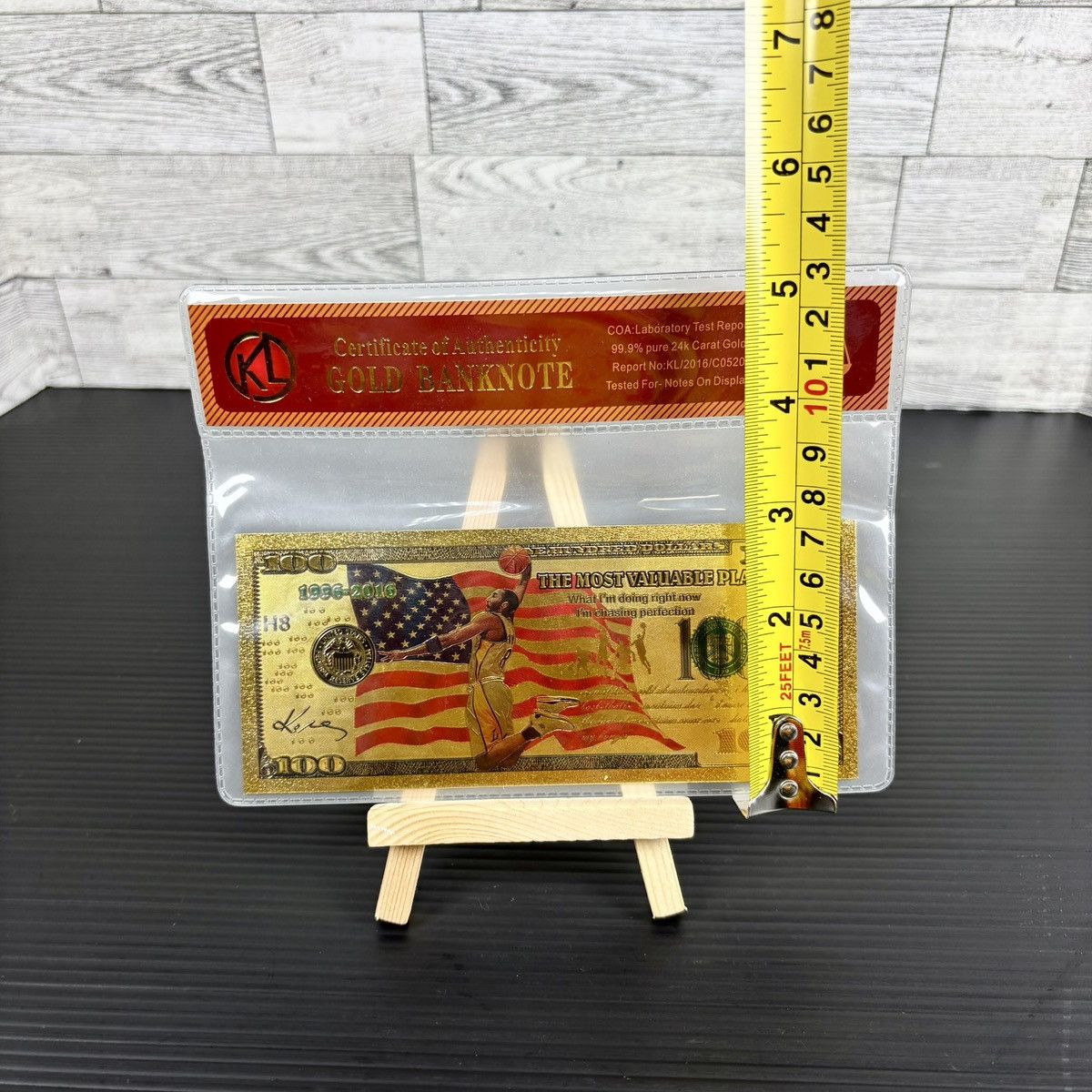 Other Novelty 24k gold foil-plated collectible Kobe Bryant, Size ONE SIZE - 10 Thumbnail