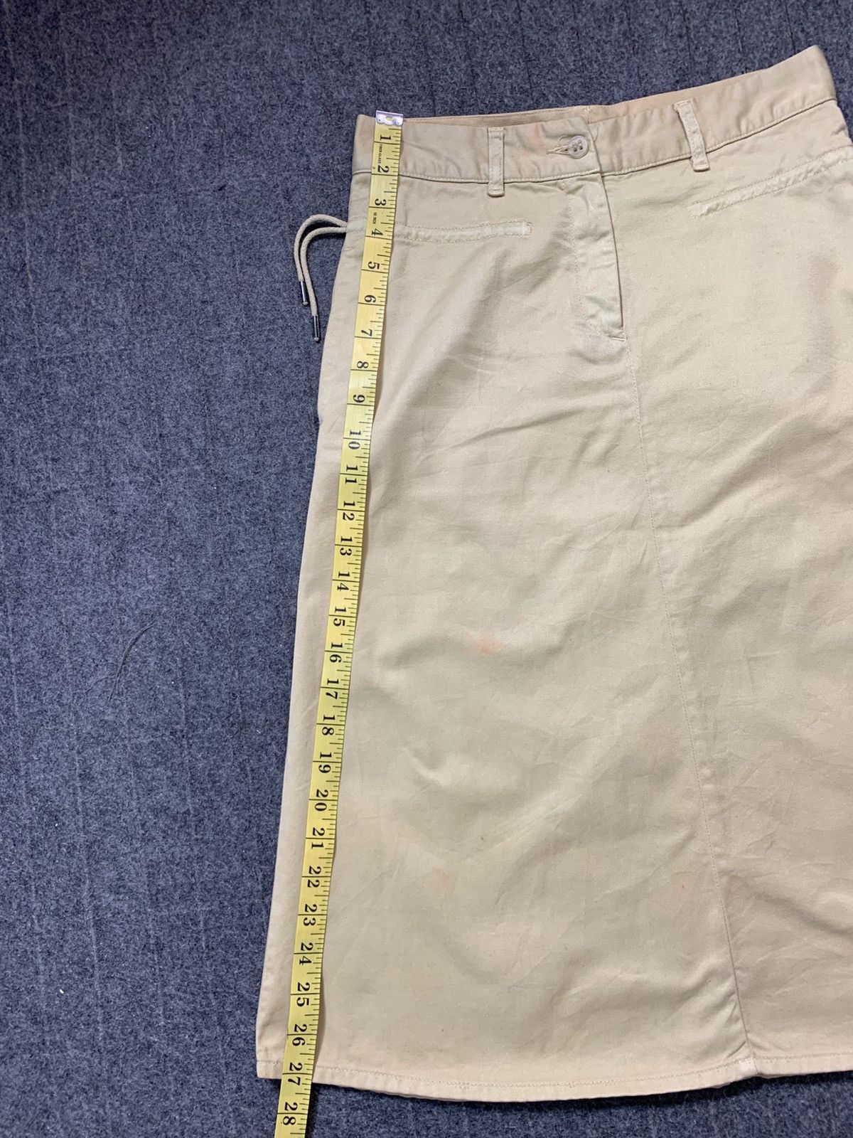 Maison Margiela Hype Maison Martin Margiela MM6 Beige Khakis Wrap Skirt Size 28" / US 6 / IT 42 - 11 Thumbnail