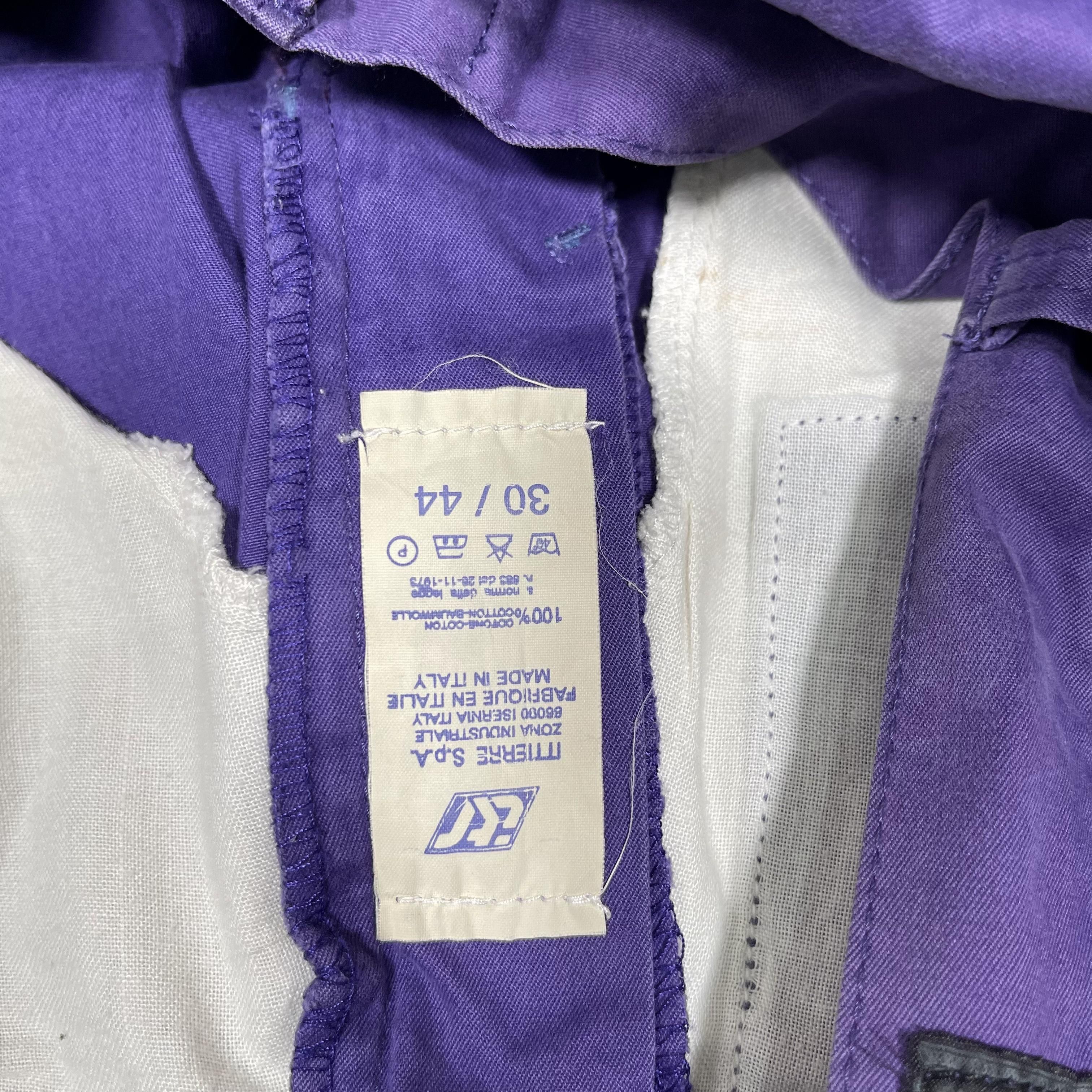 Versace × Versace Jeans Couture Versace Jeans Couture Minimalist Light Purple Pants Size US 28 / EU 44 - 7 Thumbnail
