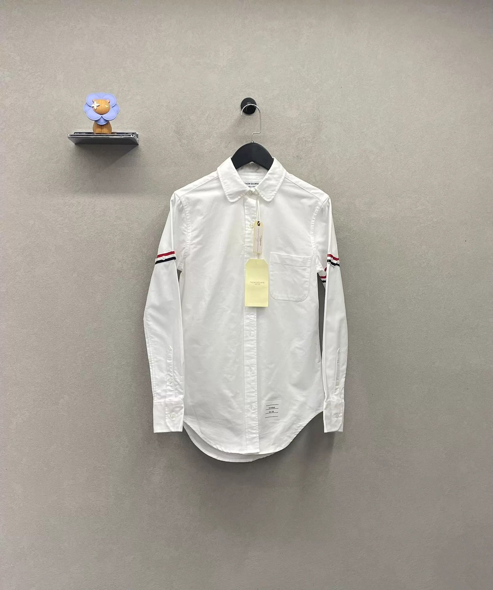 Thom Browne THOM BROWNE White Striped Cuff Button LS Shirt 38 New Size XS / US 0-2 / IT 36-38 - 2 Thumbnail