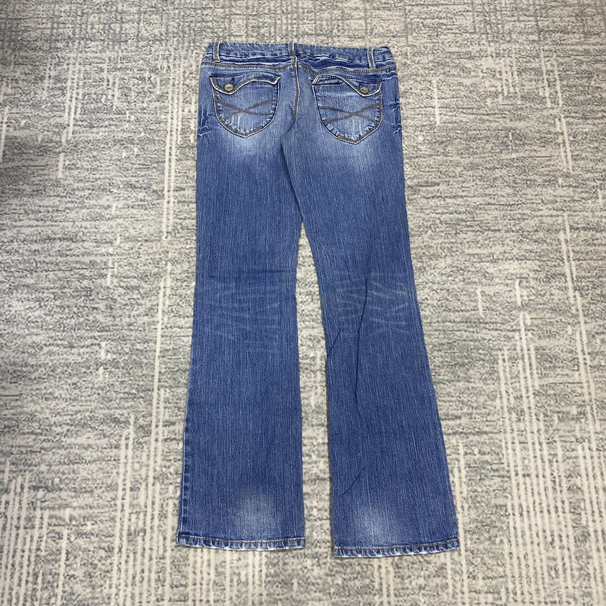 Hysteric Glamour × Japanese Brand × Vintage Sickk☠️ Flare Jeans Aerospotale Washed 90s Cowboy Size US 32 / EU 48 - 2 Thumbnail