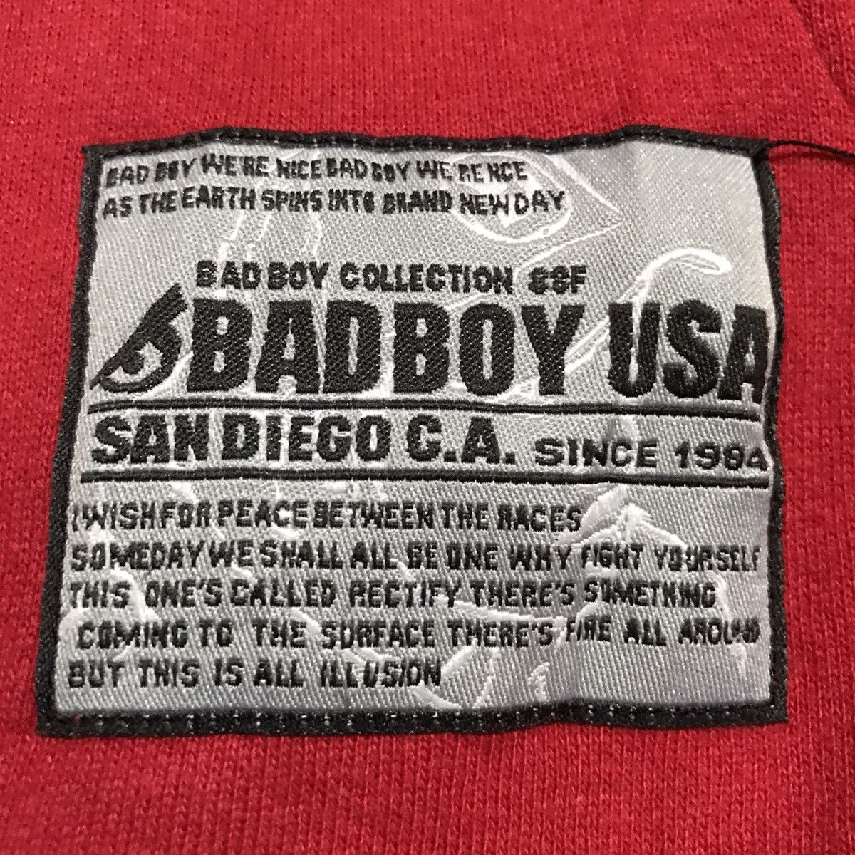 Japanese Brand × Rap Tees BAD BOY HOODIE JACKET Size US M / EU 48-50 / 2 - 8 Thumbnail
