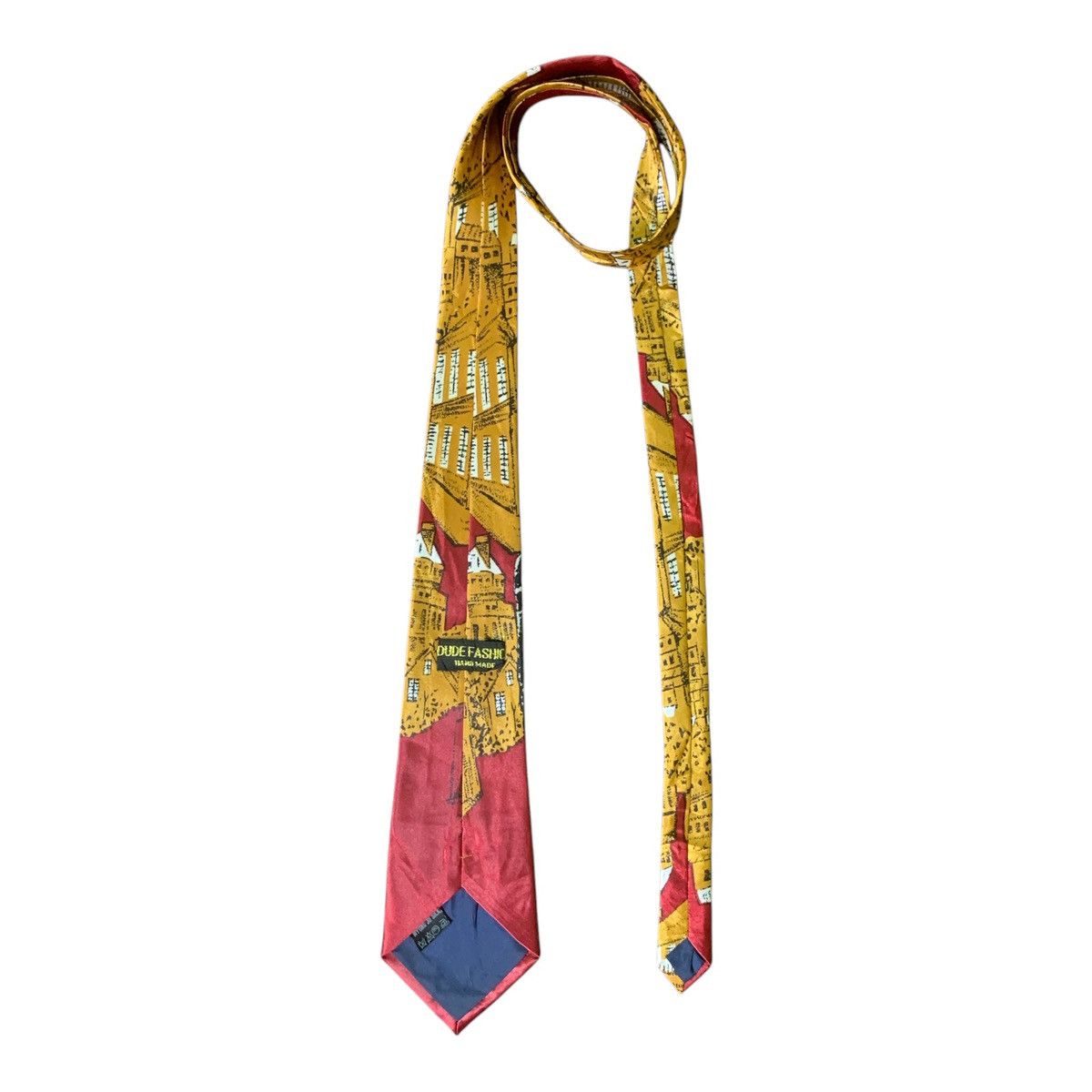 Designer × Handmade Rare Design Dude Fashion Hand Made Ties Size ONE SIZE - 2 Thumbnail
