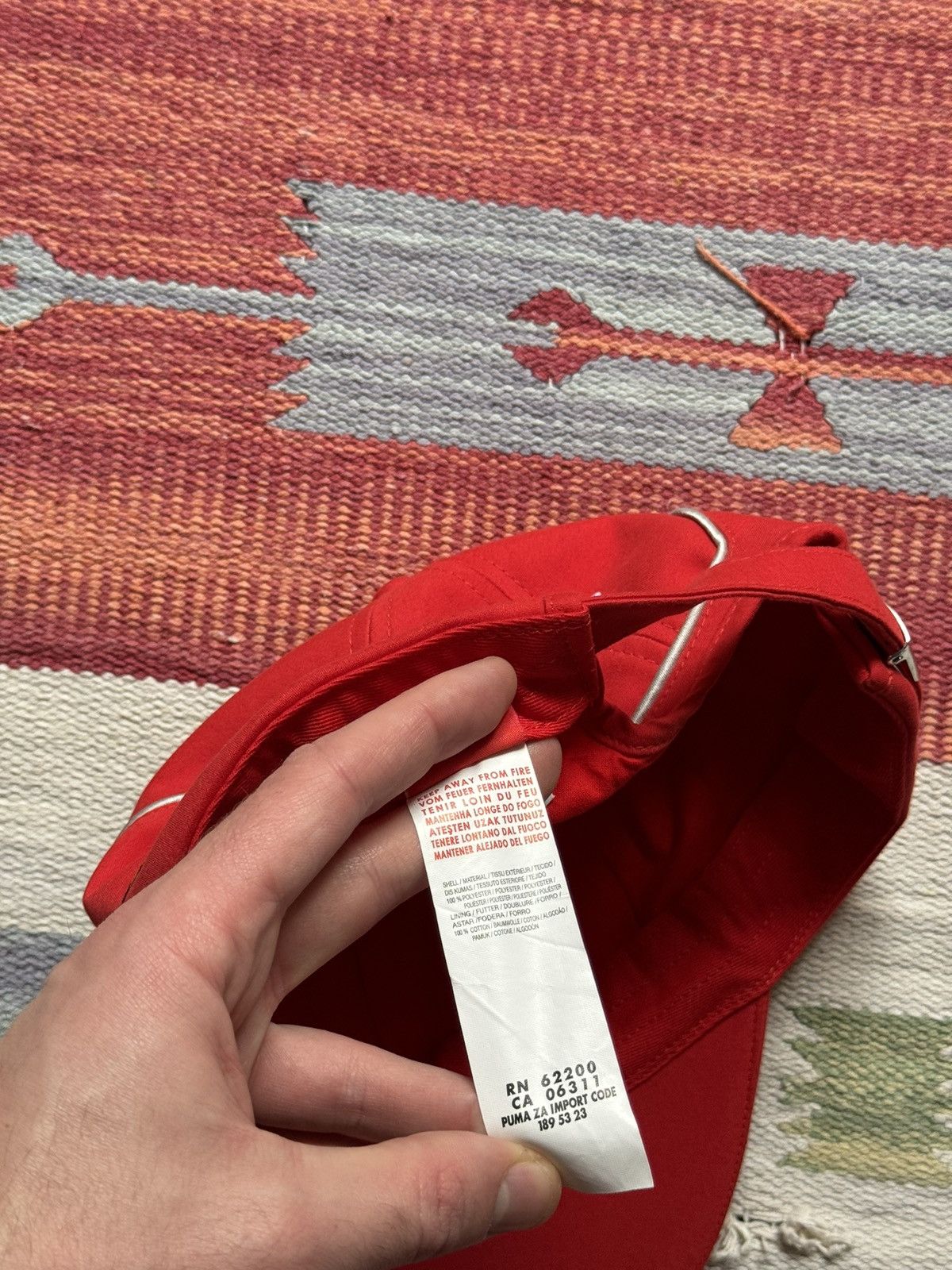 Puma Vintage Puma x Ducati Corse Formula 1 Team Hat Size ONE SIZE - 8 Thumbnail