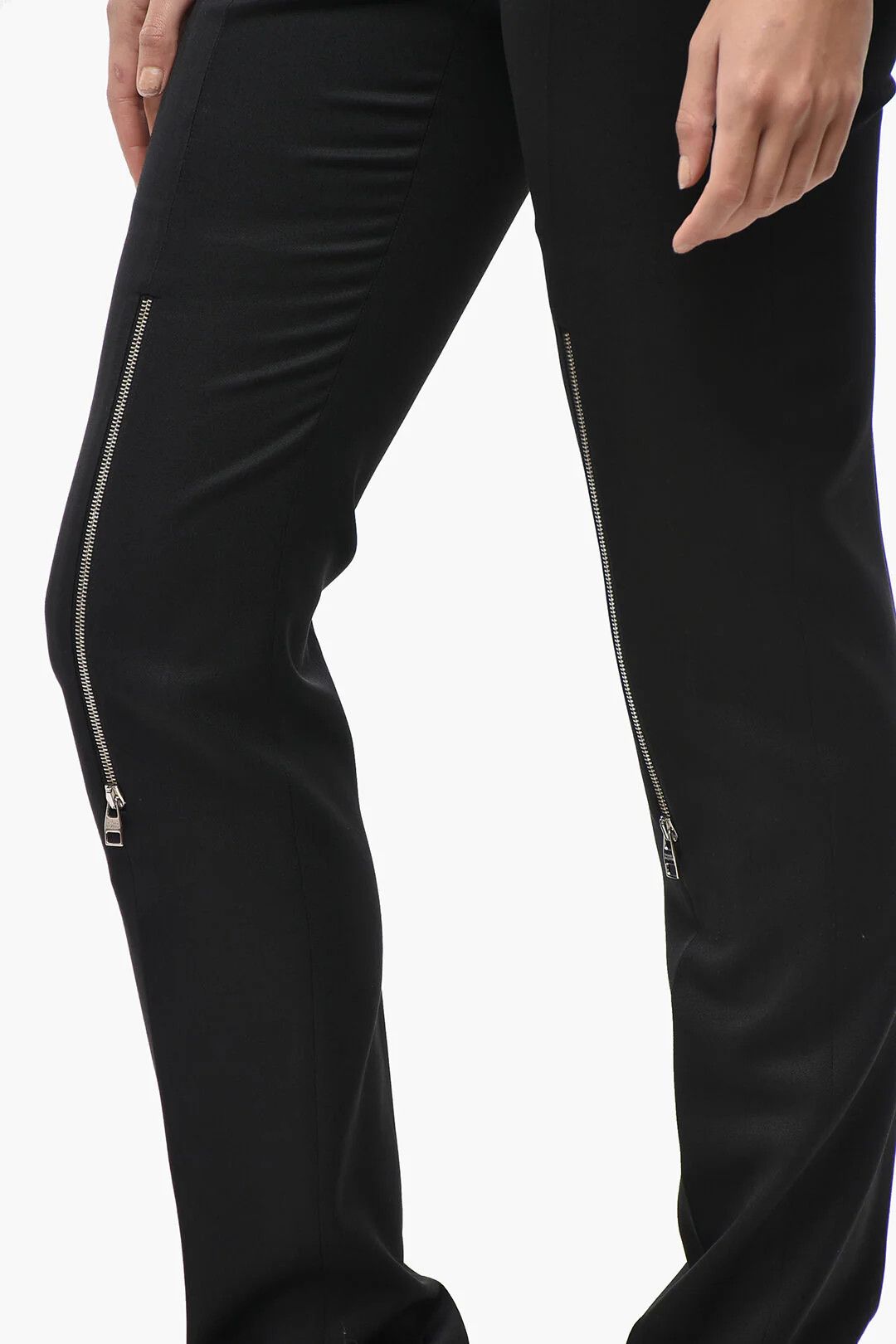 Alexander McQueen og1mm0426 Wool 4-Pocket Pant in Black Size 28" / US 6 / IT 42 - 3 Thumbnail