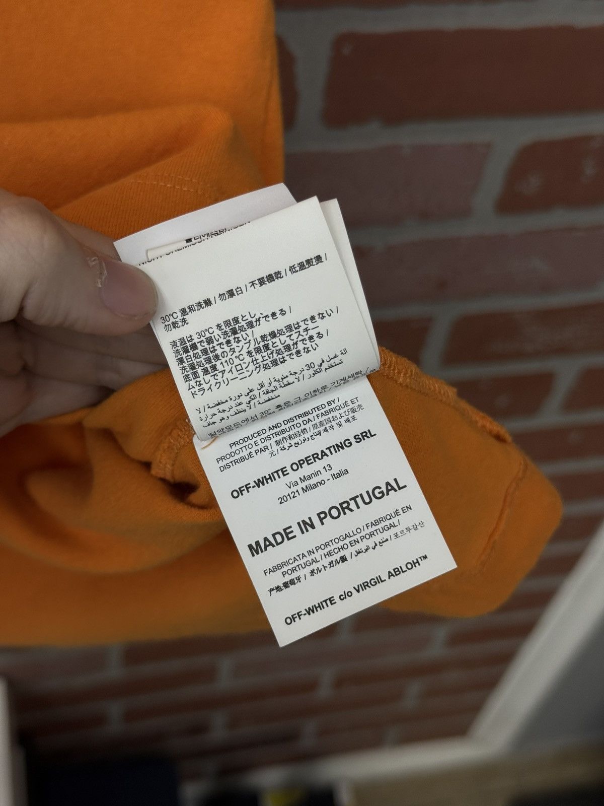 Off-White Off White Virgil Abloh Tee Shirt Size XL Pre Owned 🧼 Size US XL / EU 56 / 4 - 14 Thumbnail