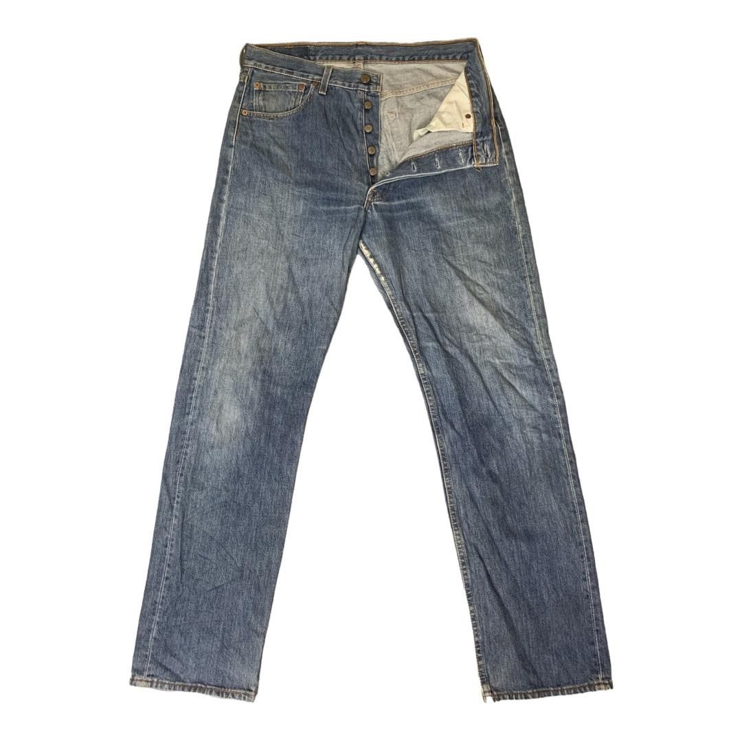 Levi's Vintage Clothing Vintage Levi’s 501 Distressed Denim Size US 33 - 1 Thumbnail